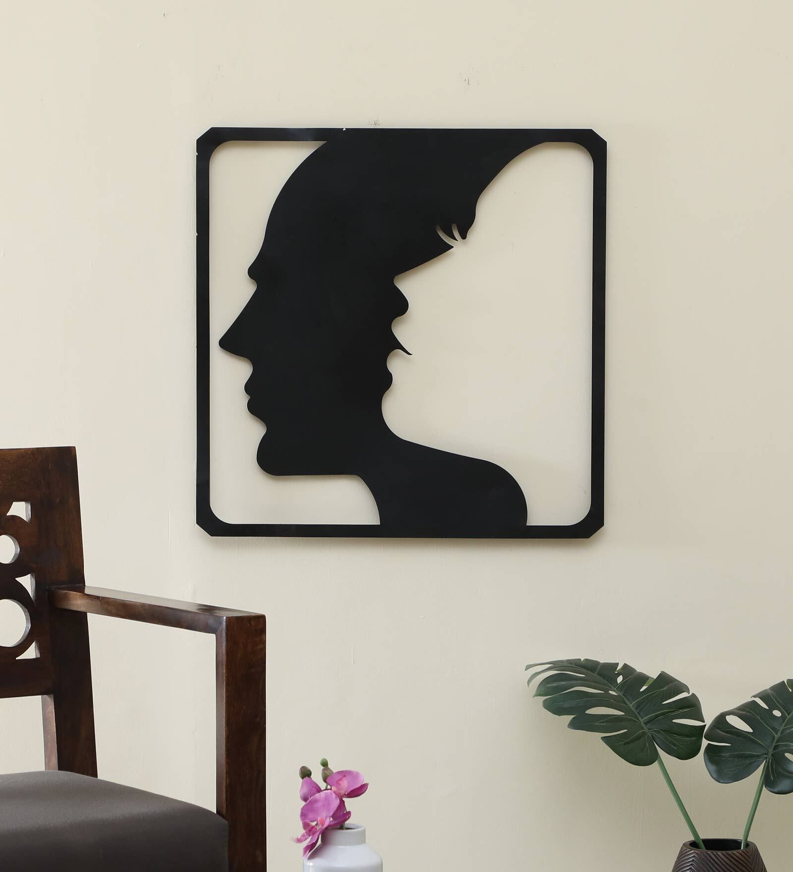 Buy Black Iron Face Metal Wall Art at 31% OFF by Desert Oak | Pepperfry