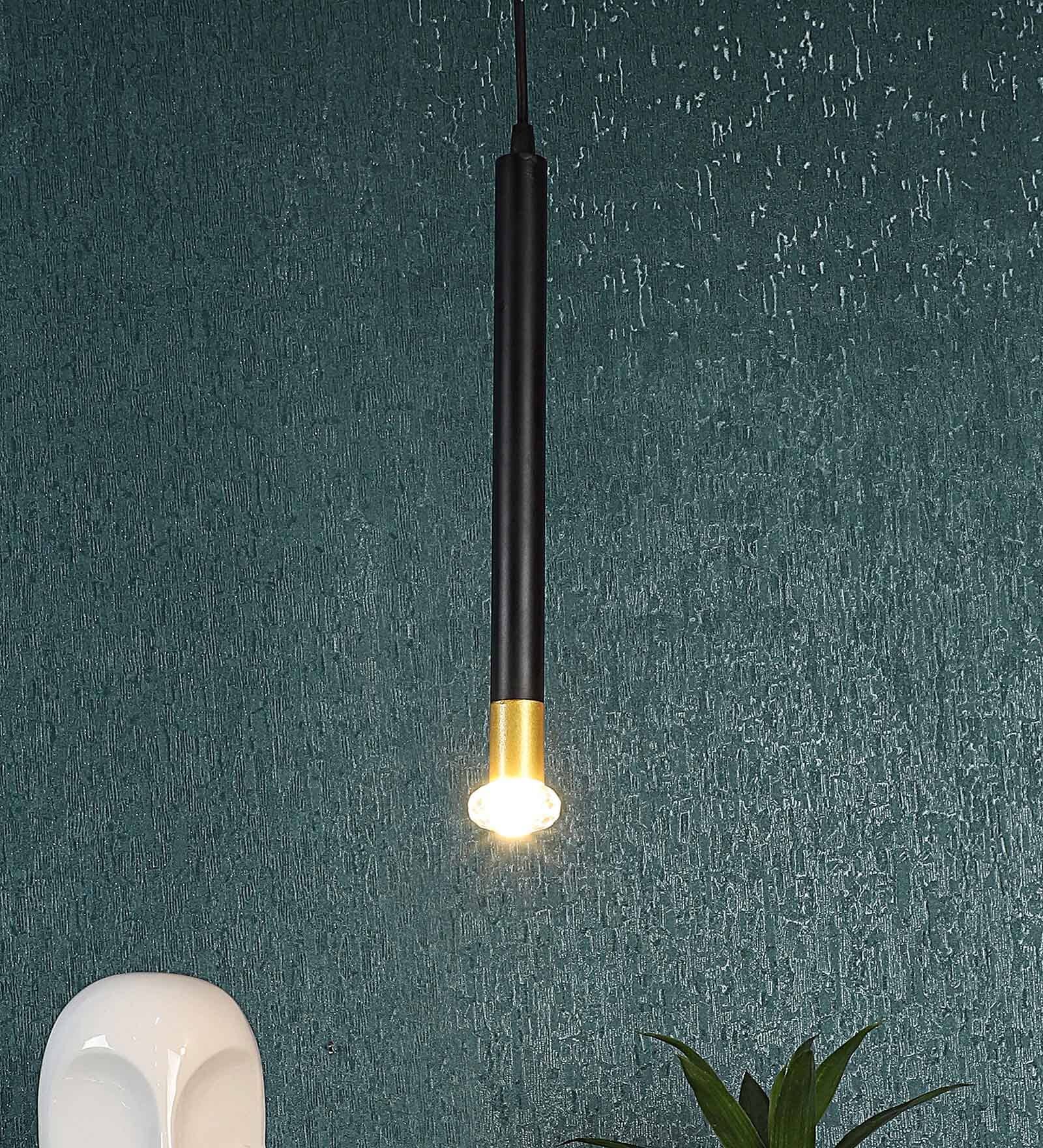 Black Iron Hanging Light