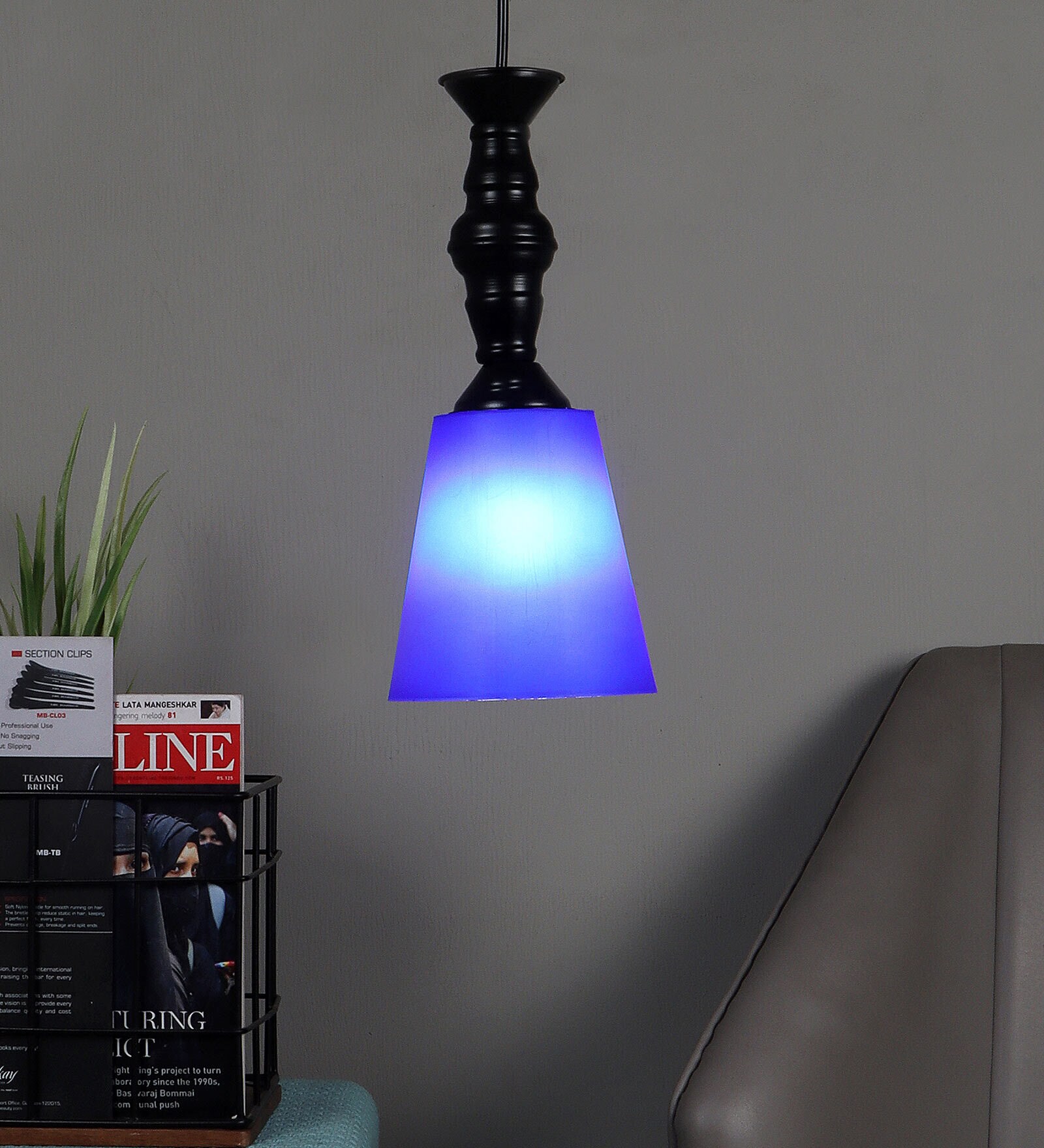 Waltz Black Iron Hanging Light