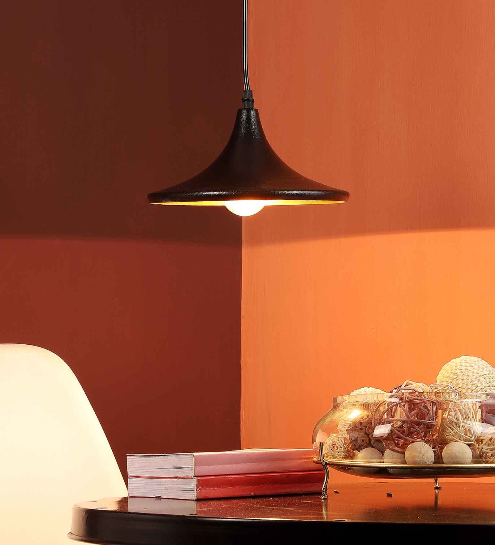 Ageo Black Iron Hanging Light