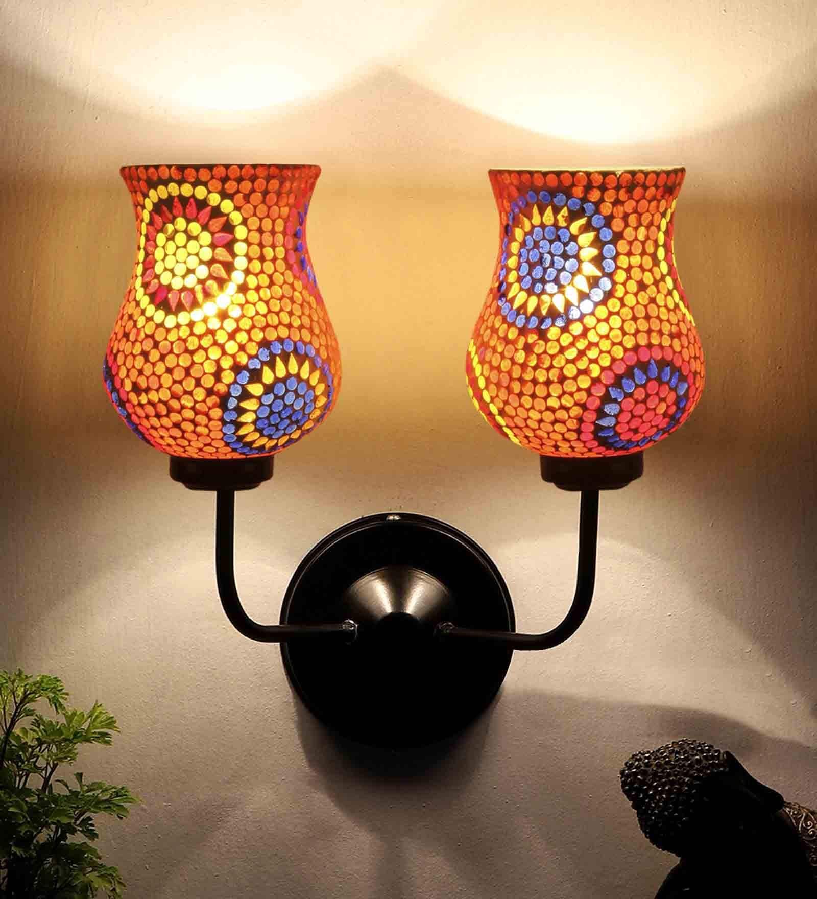 Shubra Multicolor Iron Wall Sconces