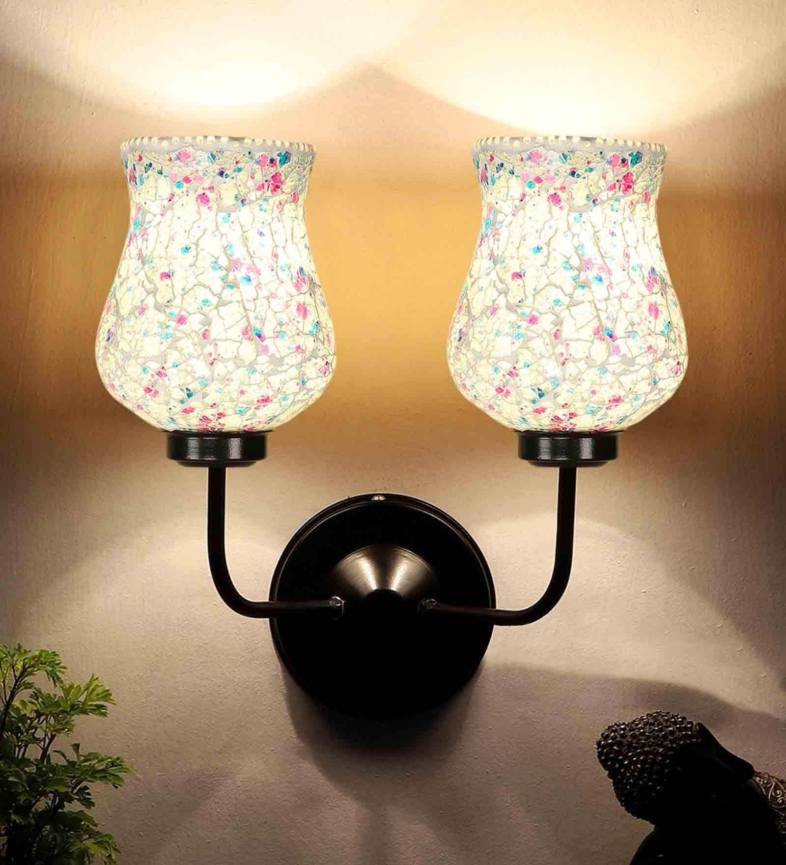 Persian Multicolor Iron Wall Sconces