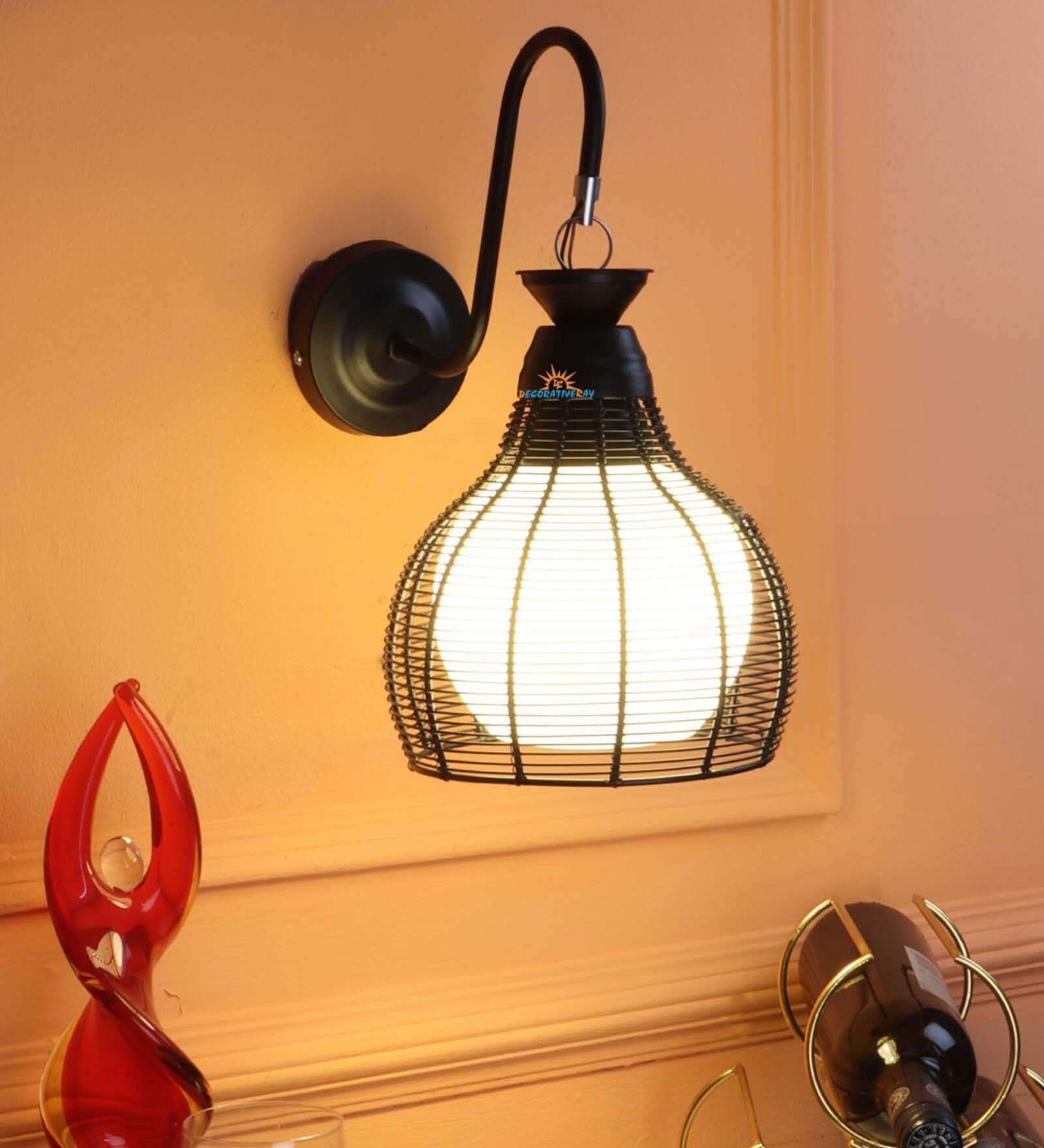 Madera Black Iron Wall Sconces