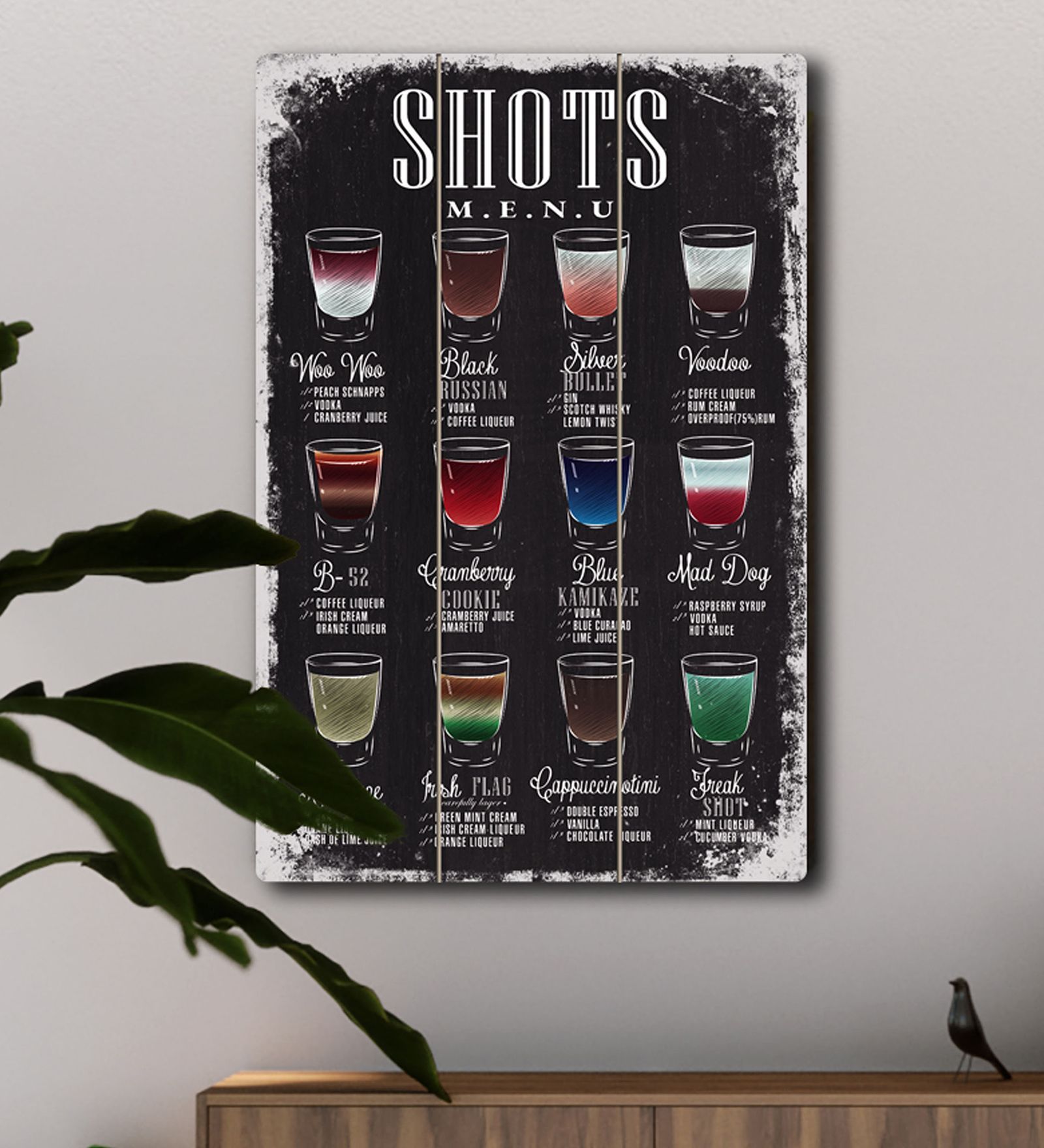 Black MDF & Wooden Framed Art Print