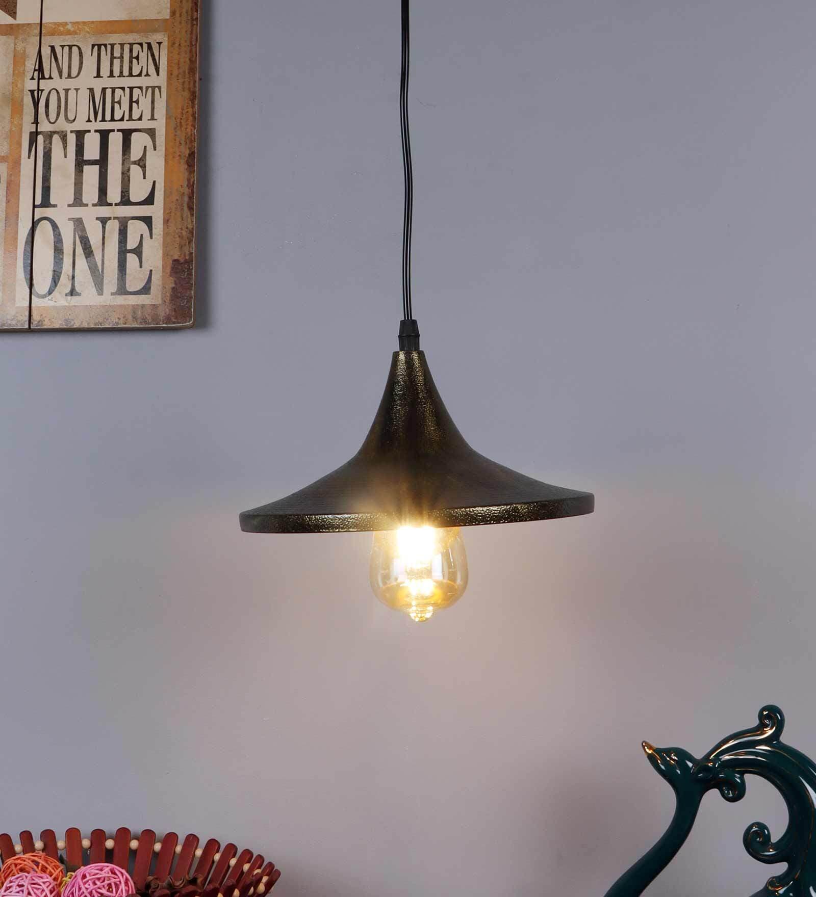 Wixen Black Metal Hanging Light