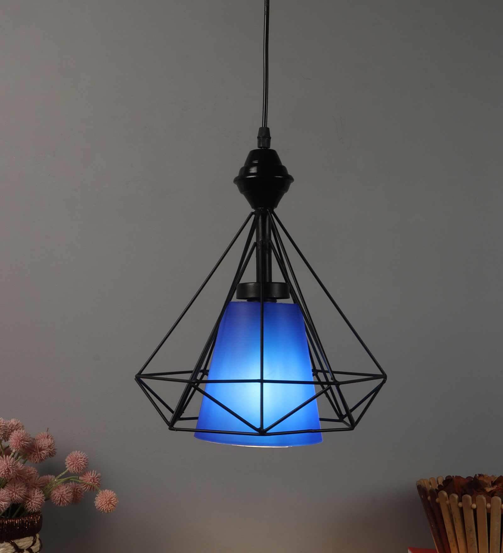 Rico Black Metal Hanging Light