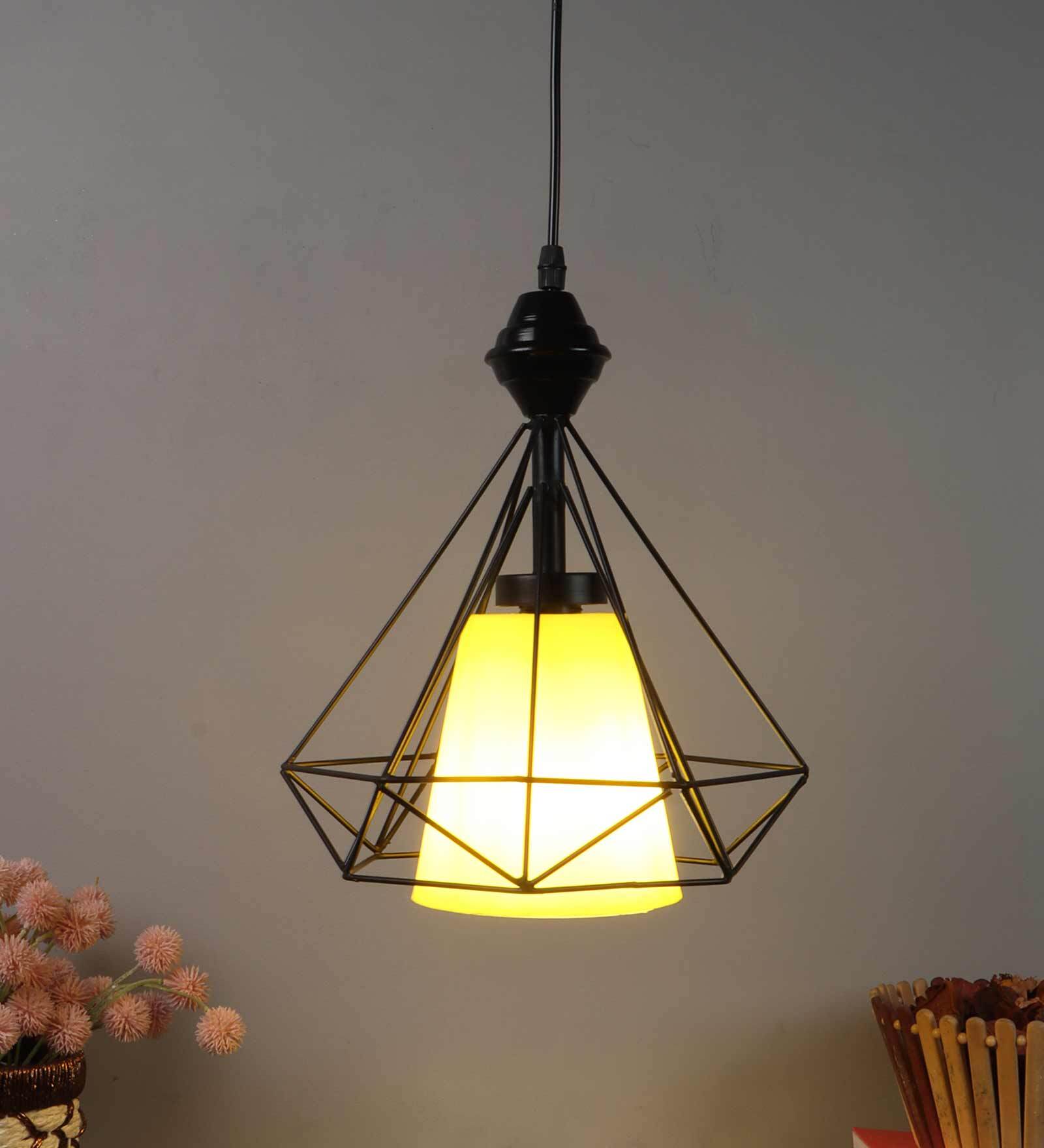 Hisao Black Metal Hanging Light