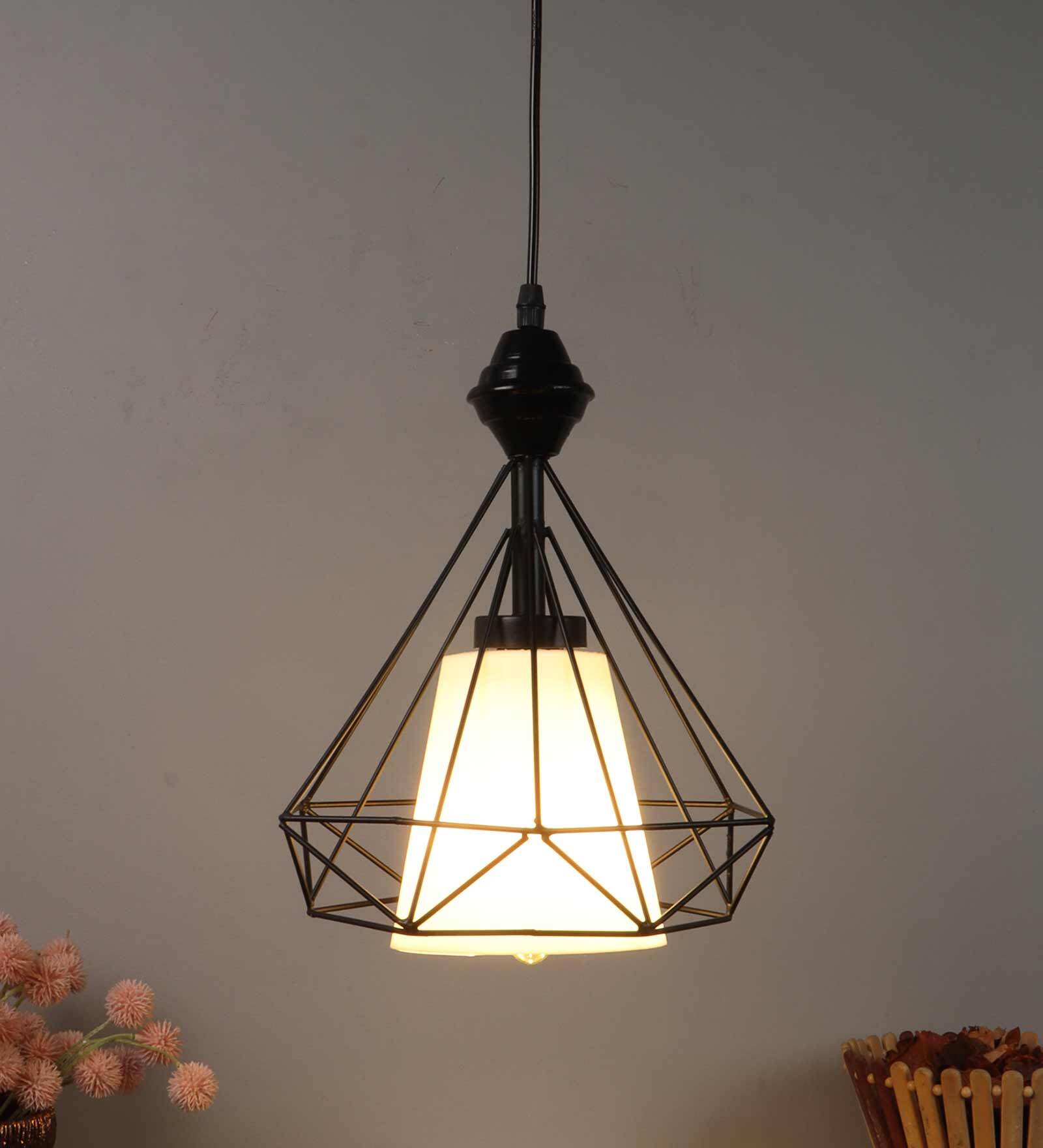 Razos Black Metal Hanging Light