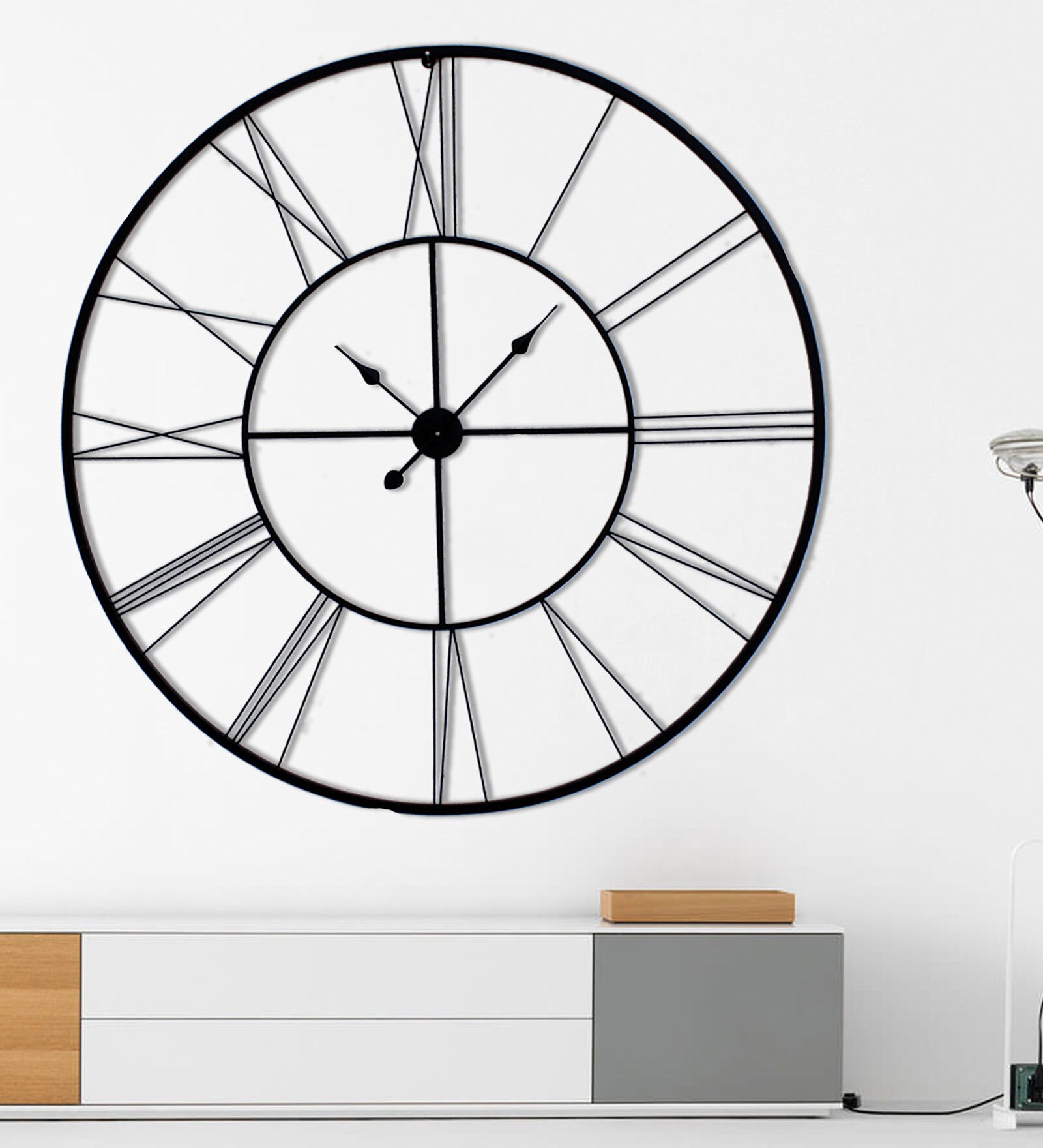 Buy Black Metal Prod Vintage Wall Clock At 17% Off By Craftter 