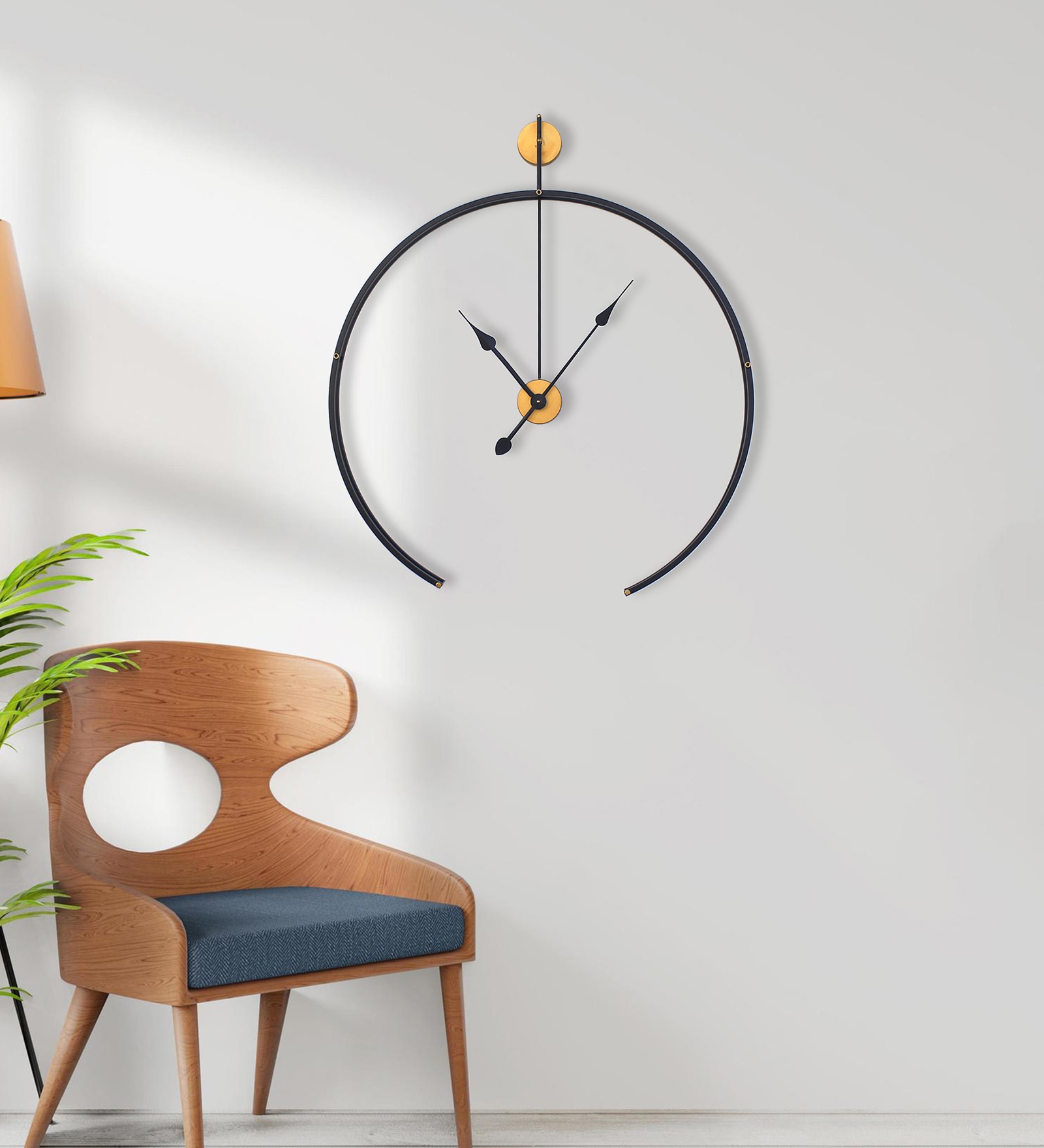 Buy Black Metal Analog Novelty Wall Clock At 4% OFF By Craftter | Pepperfry