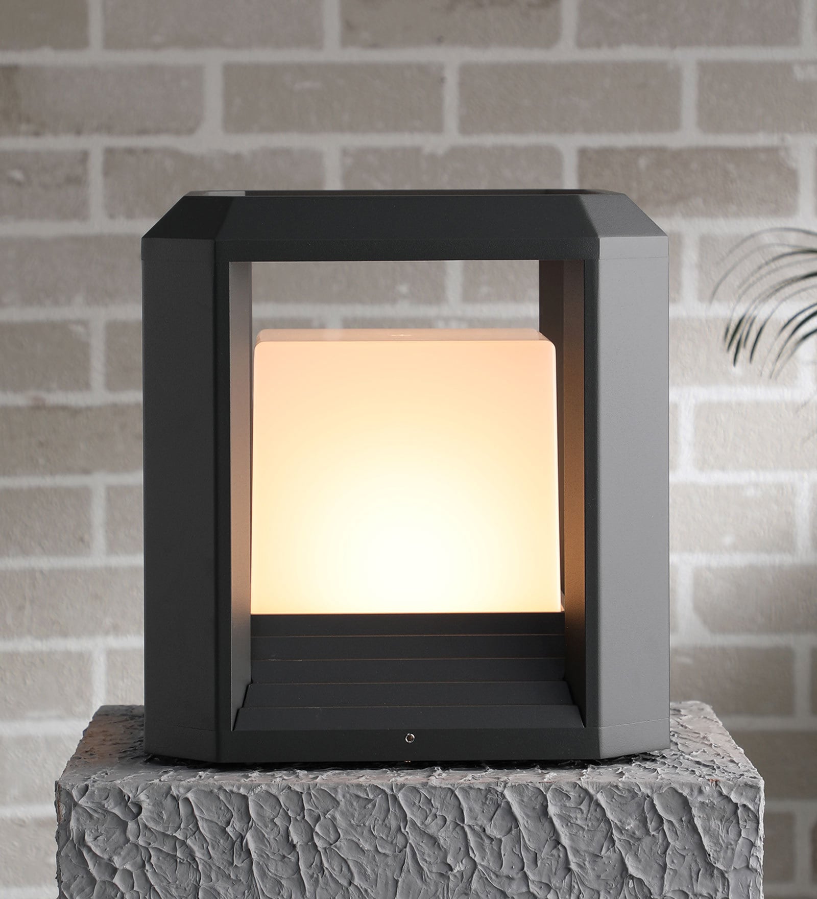 Buy Cubic Black Metal Gate Light by Jainsons Emporio Online Gate