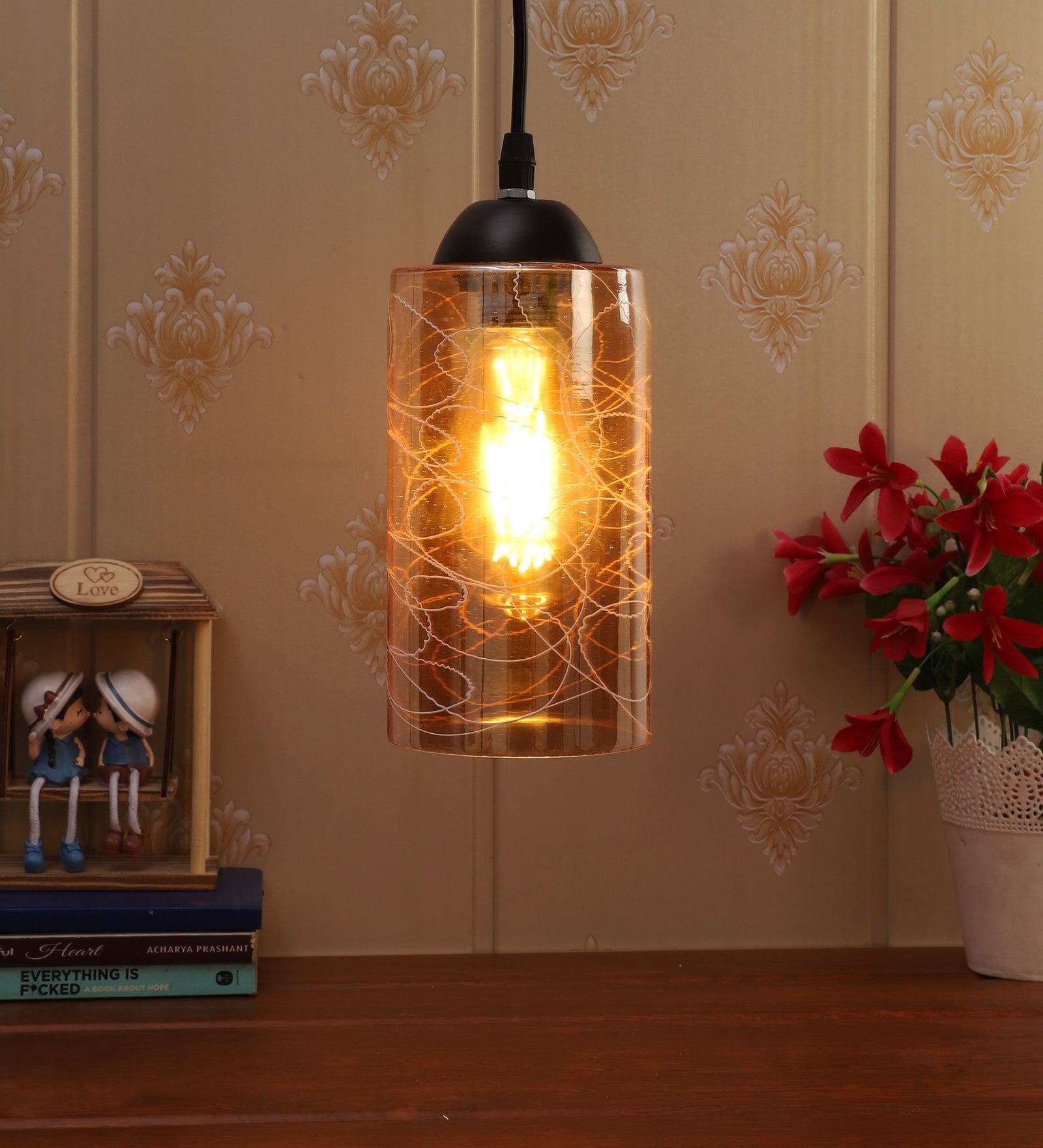 Jarvis Black Metal Hanging Light