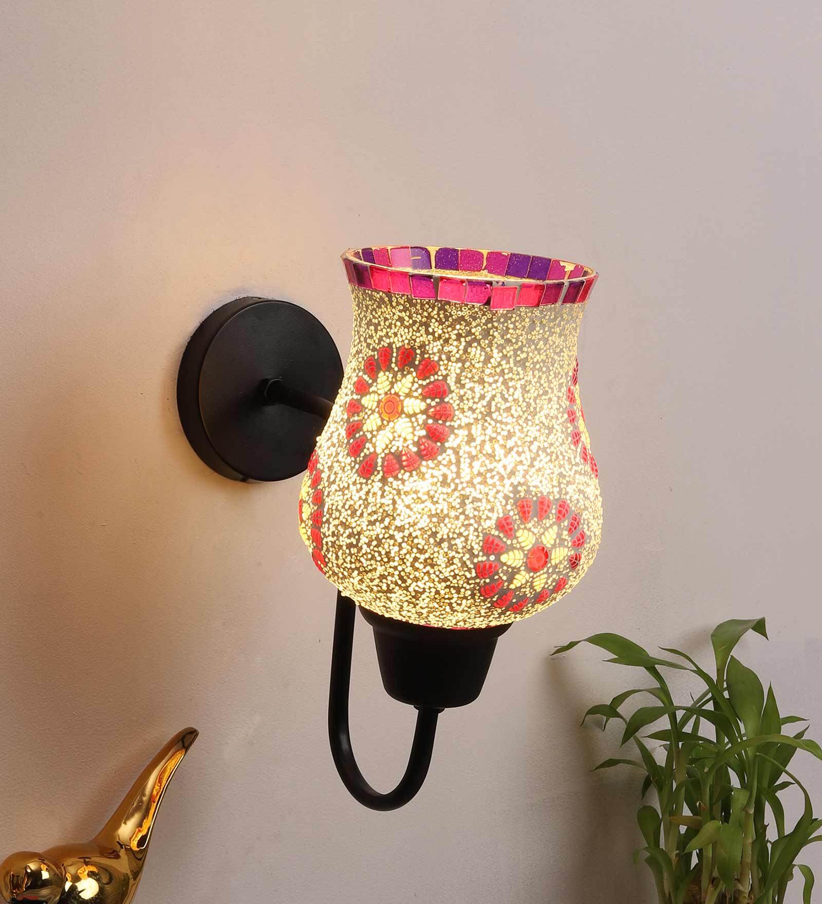 Droplet Black Metal Wall Sconces