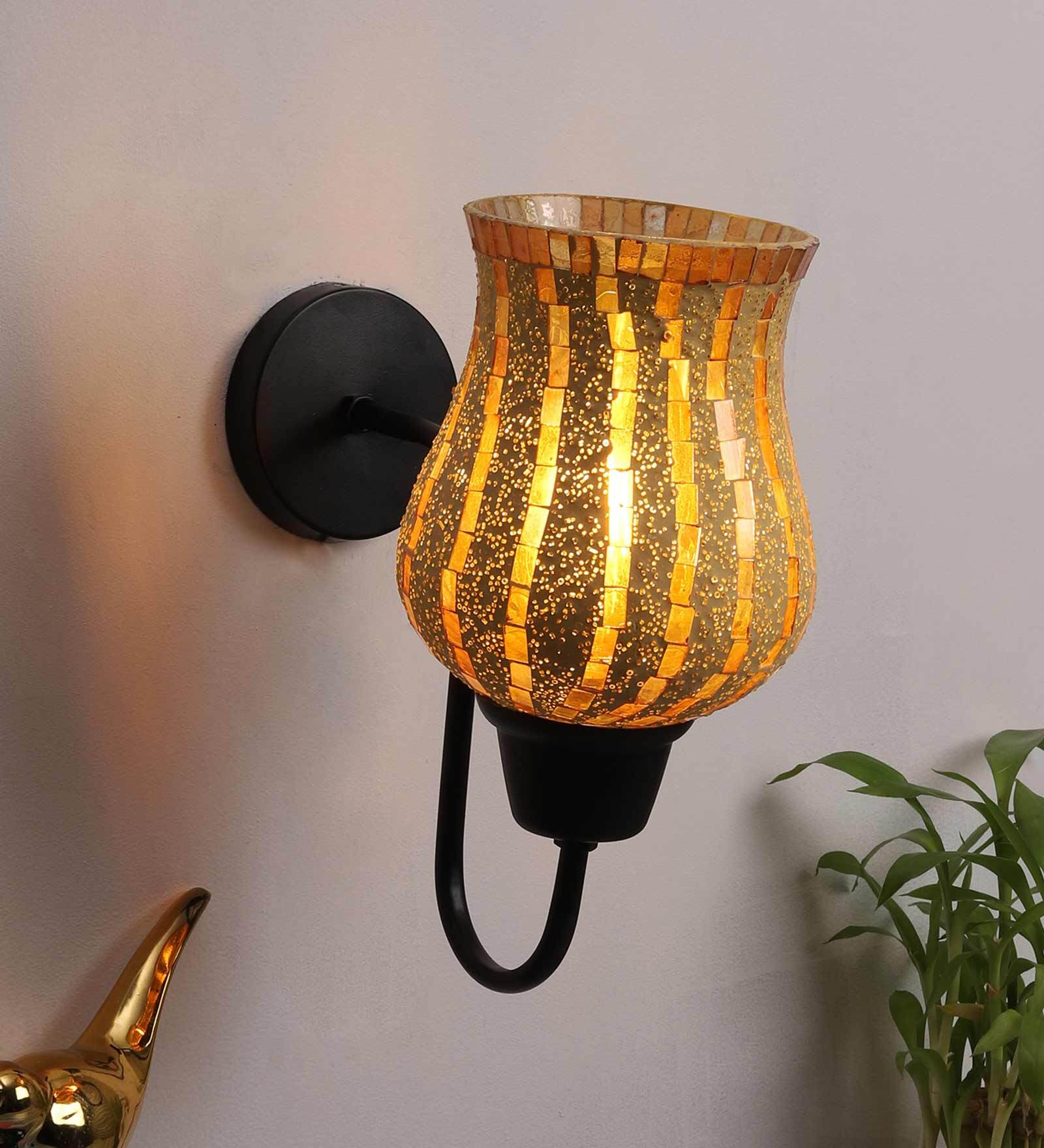 Lucca Black Metal Wall Sconces