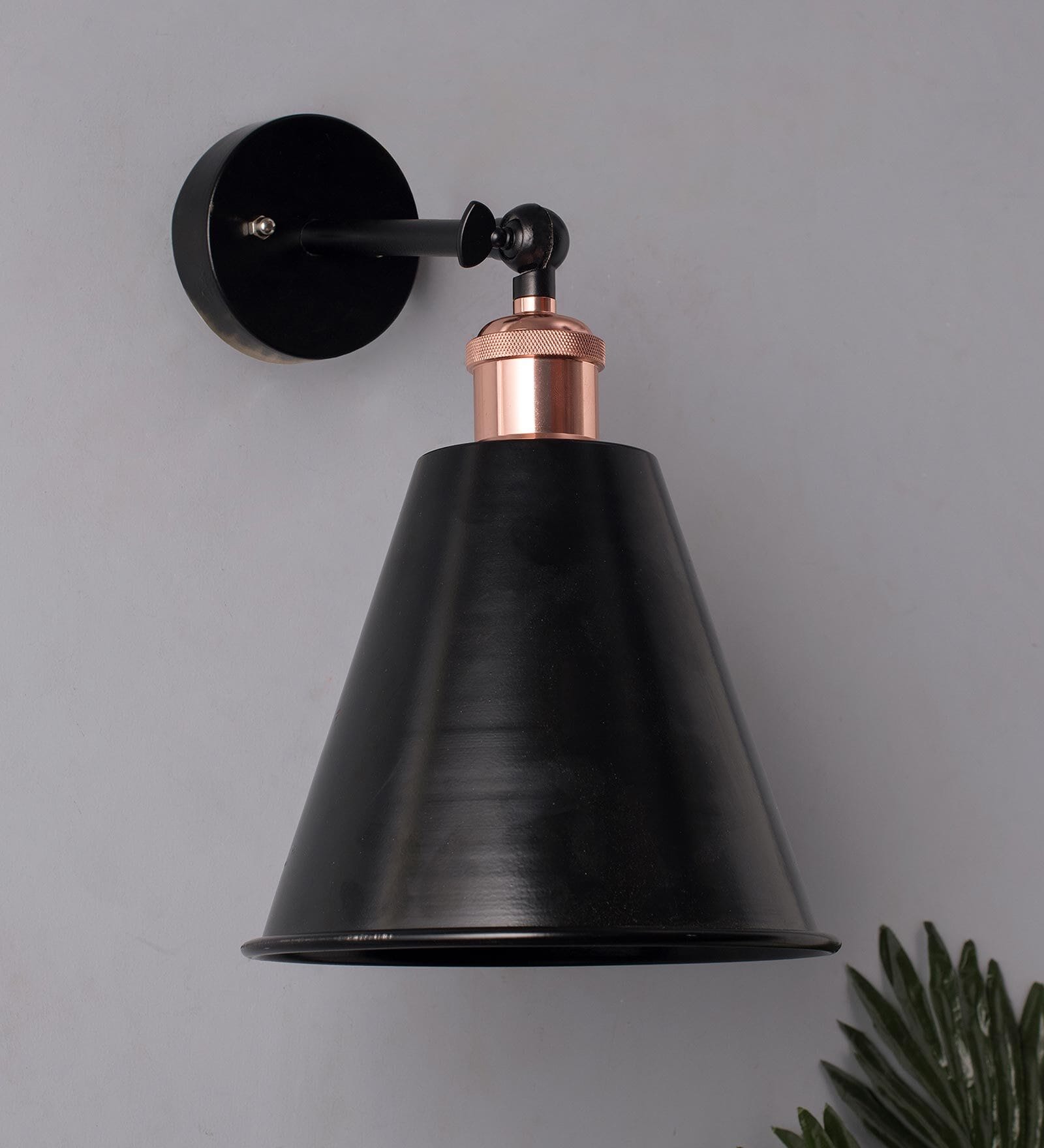 Shizen Black Metal Wall Sconces