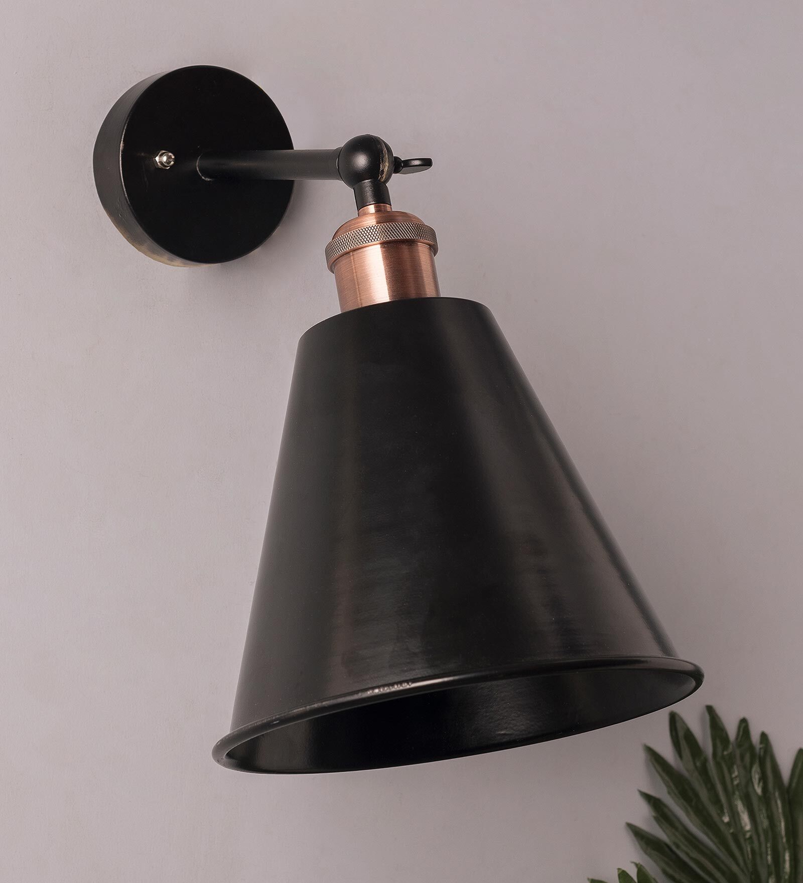 Katana Black Metal Wall Sconces