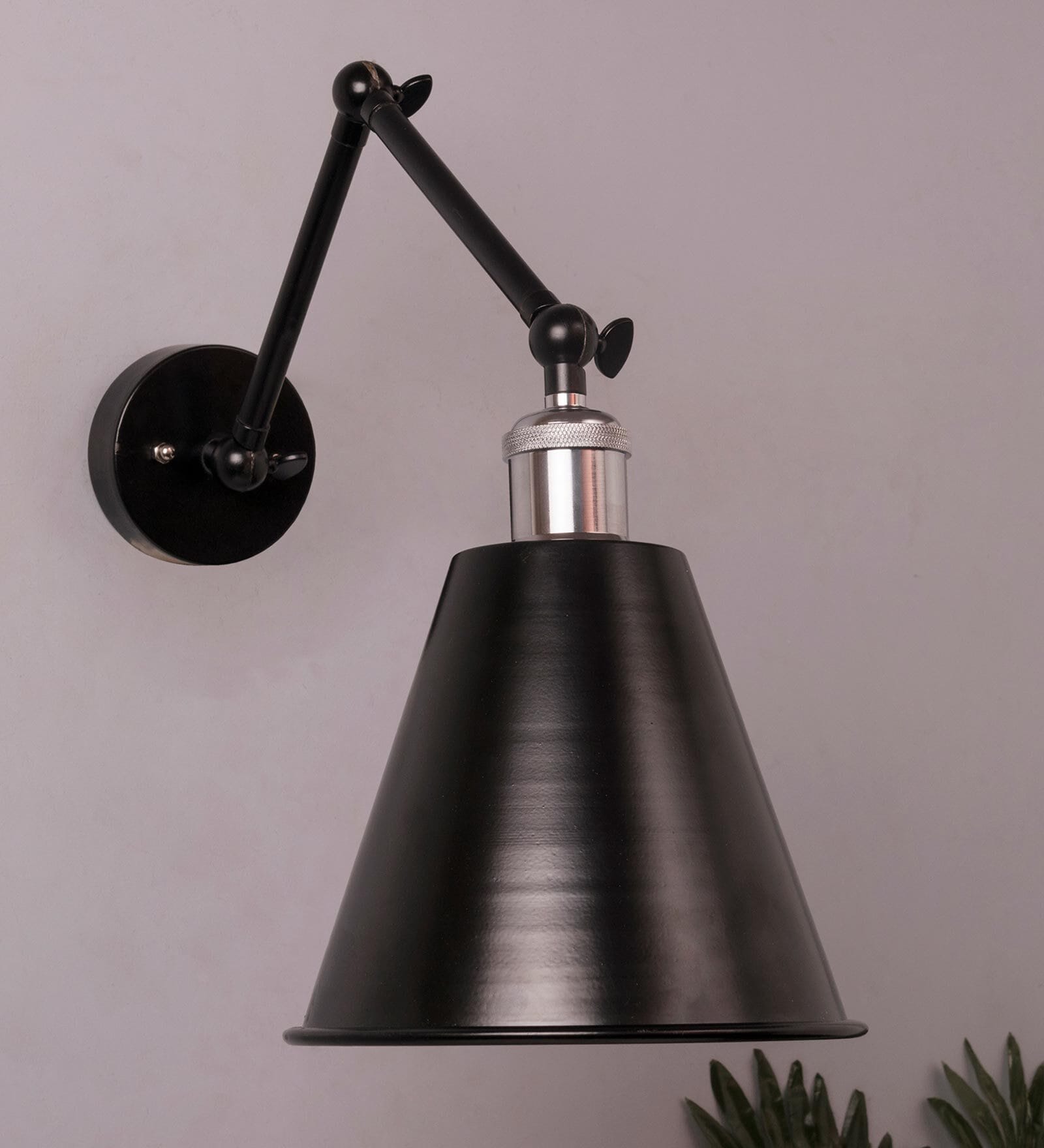 Buy Monarch Black Metal Wall Sconces at 48% OFF by Homesake | Pepperfry