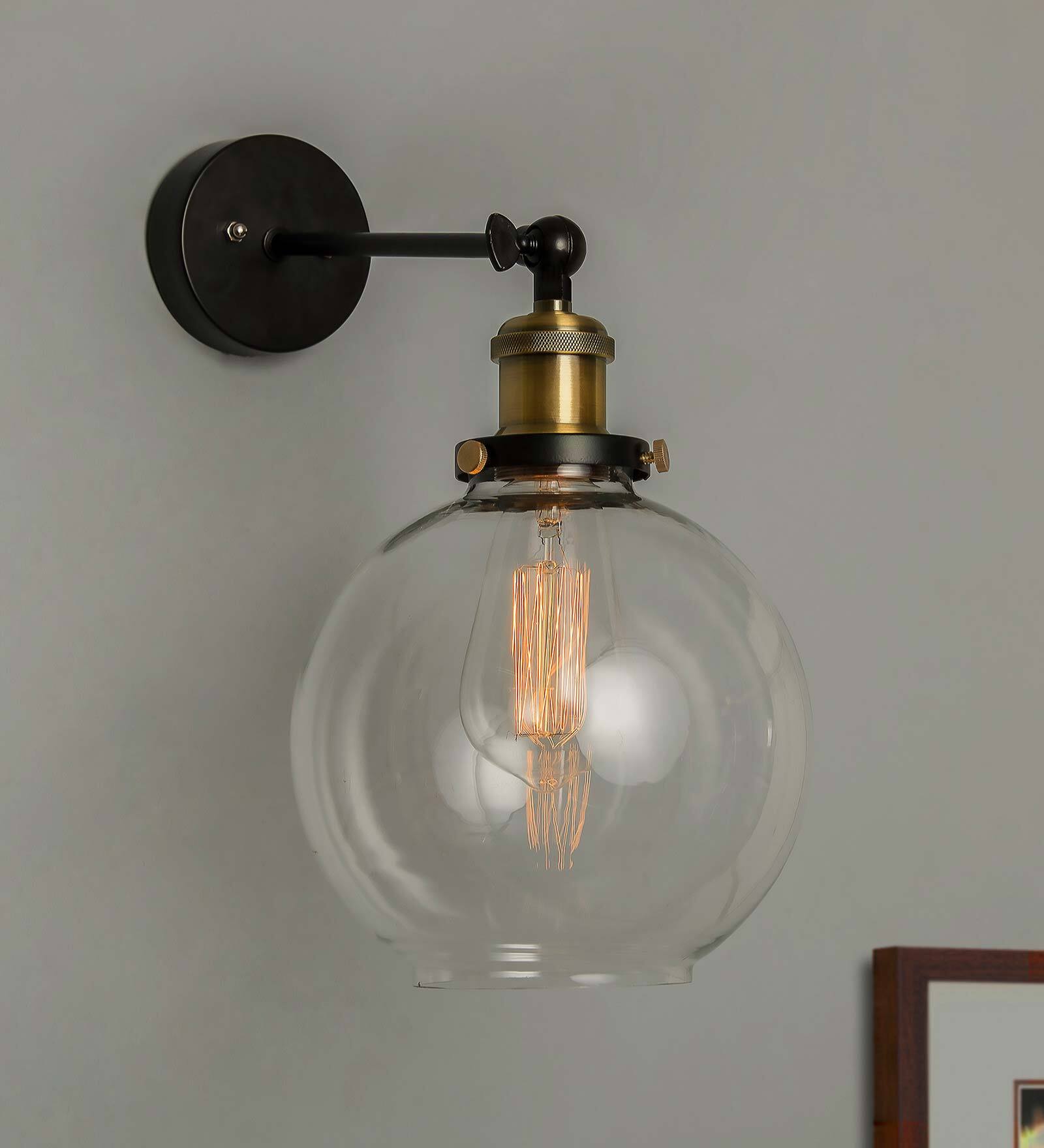 Hexa Black Metal Wall Sconces