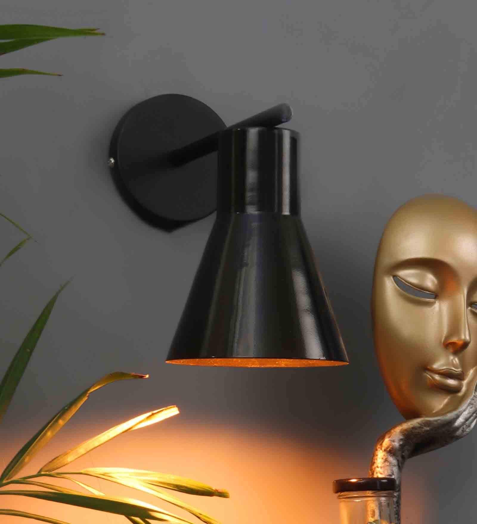 Romonov Black Metal Wall Sconces