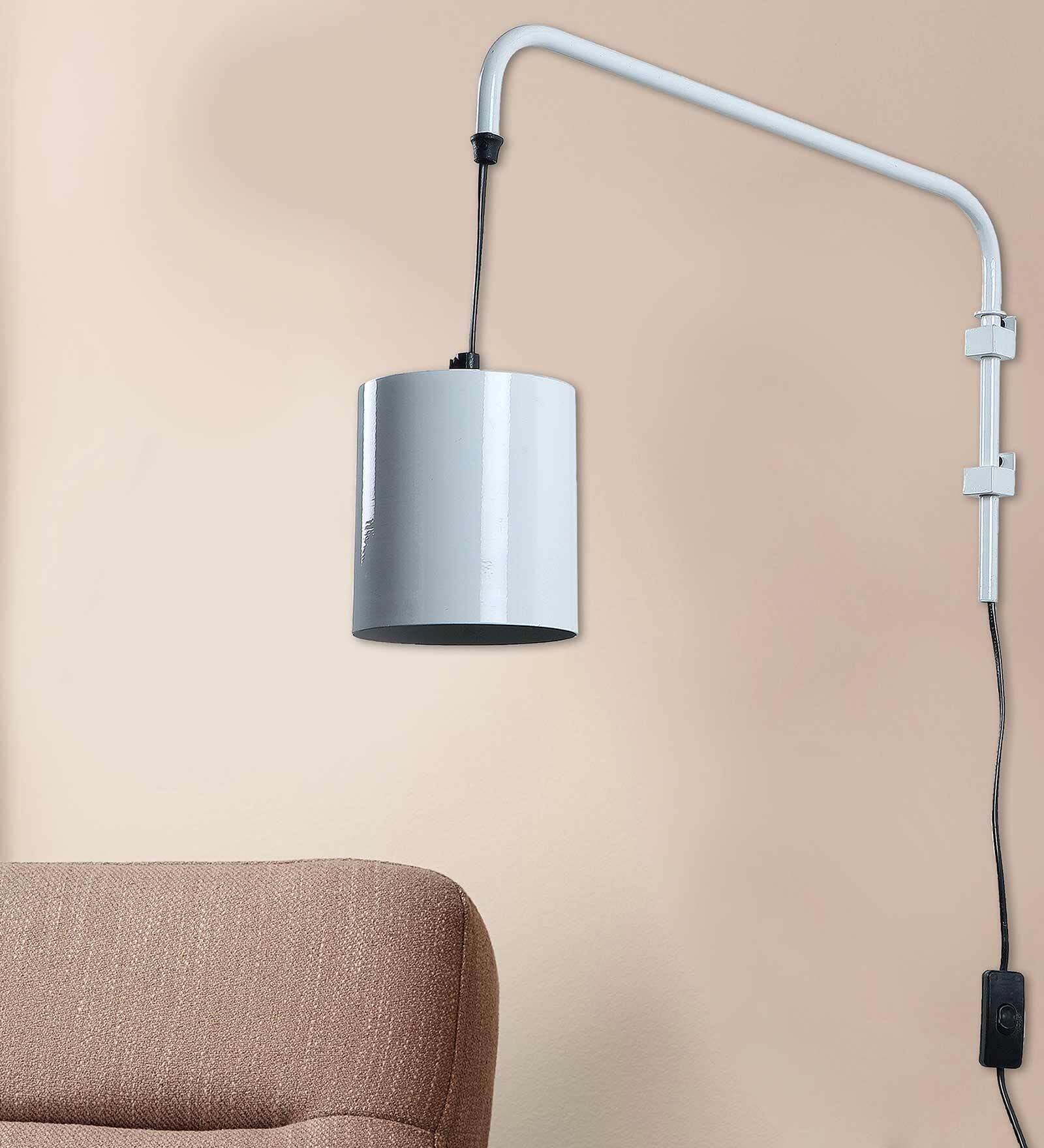 Desmond White Metal Wall Sconces