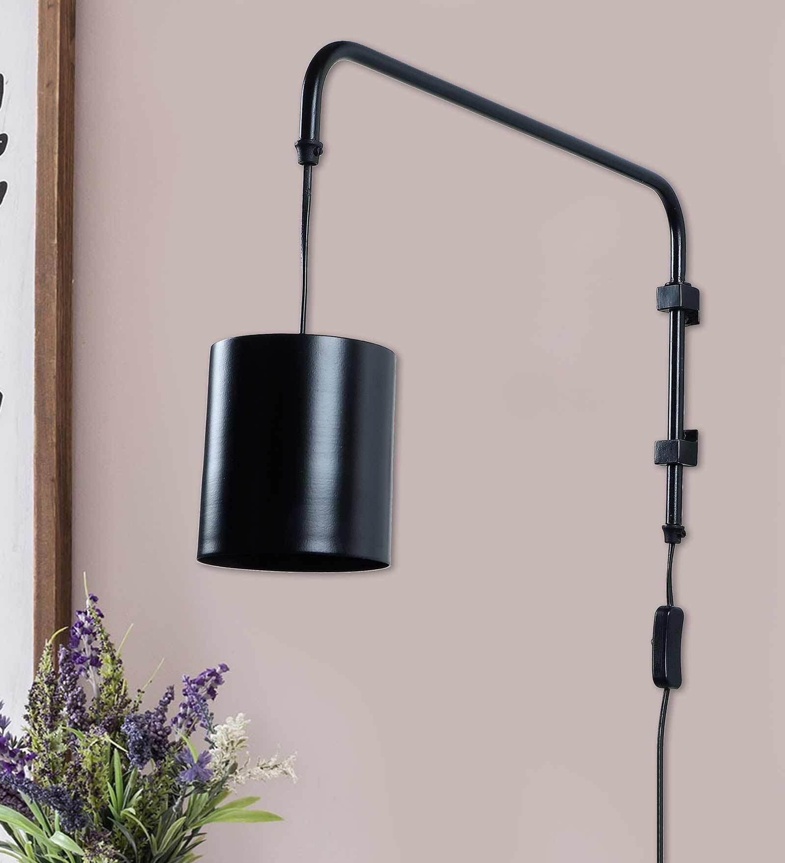 Faraday Black Metal Wall Sconces