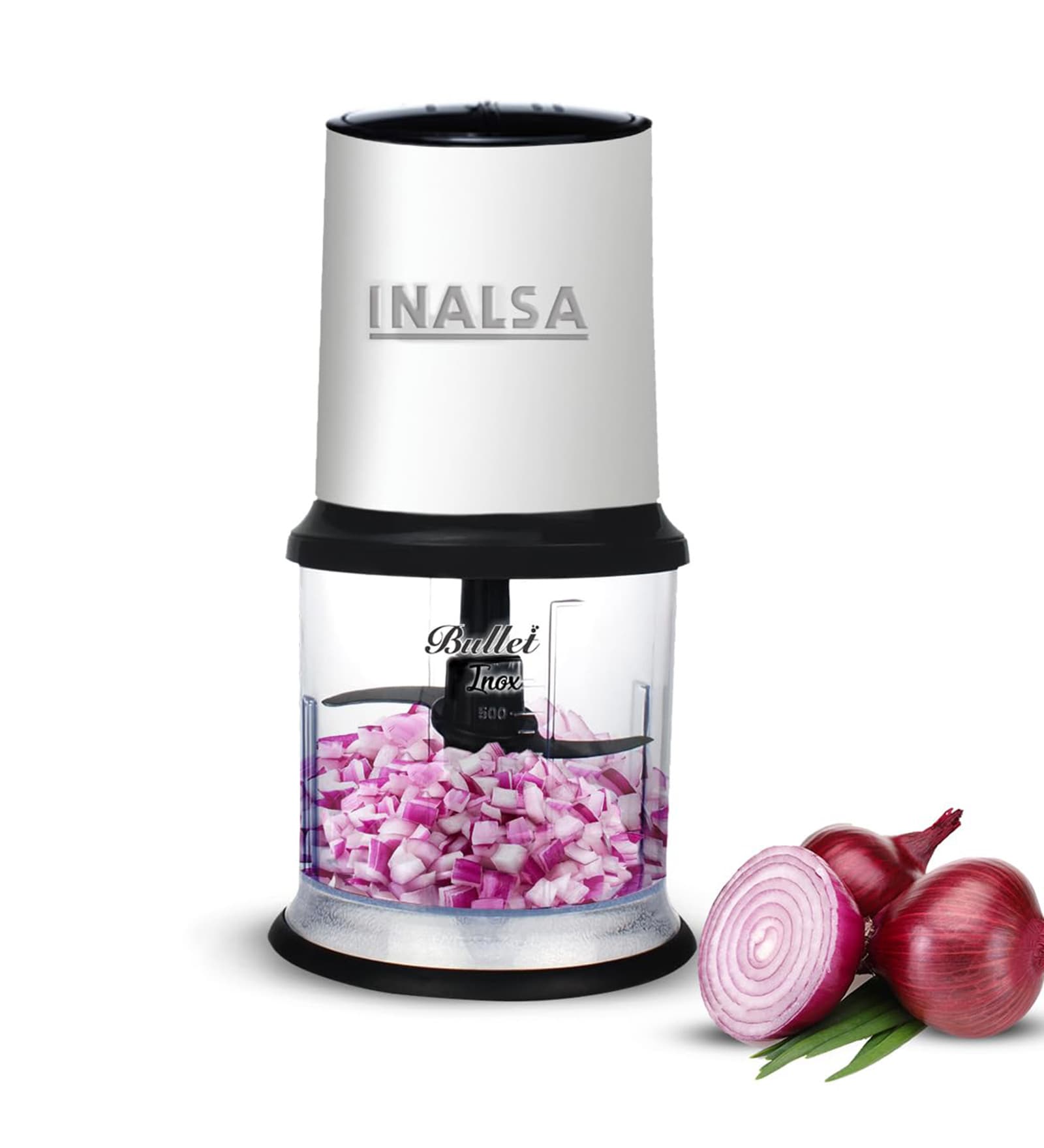 Black Mixer Grinder with Stainless Steel Blade