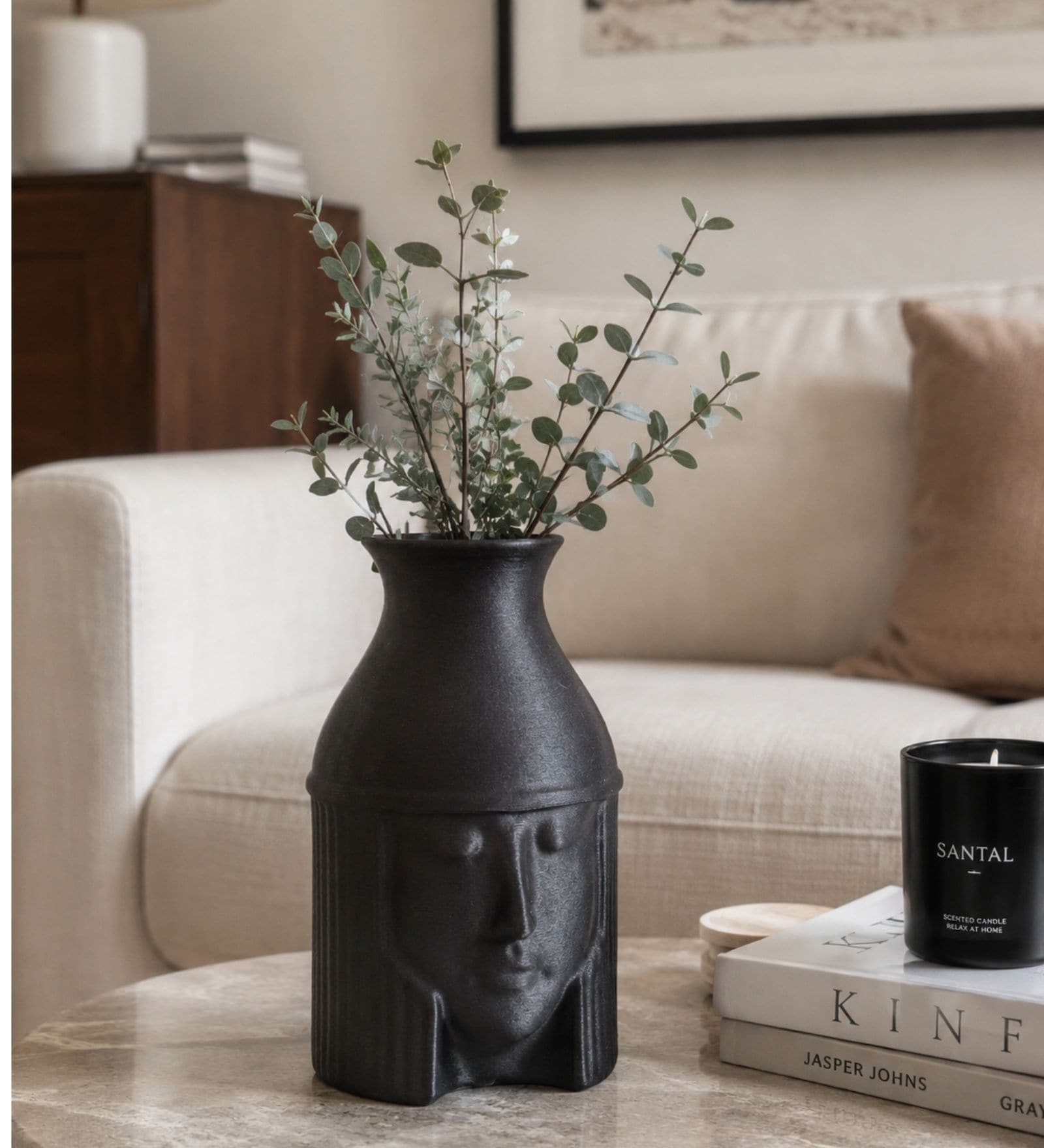Black Persona 3D Vase