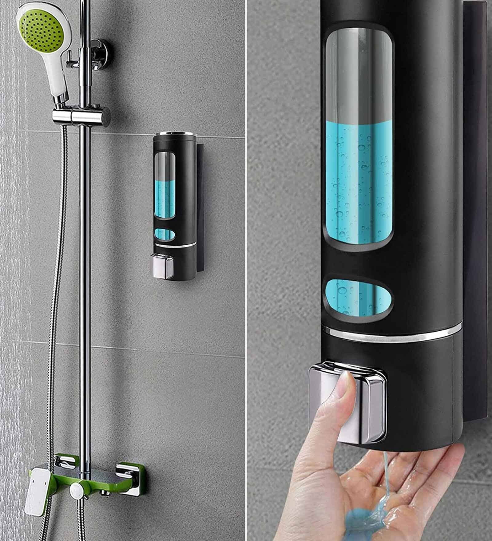 Black Plastic Soap Dispenser