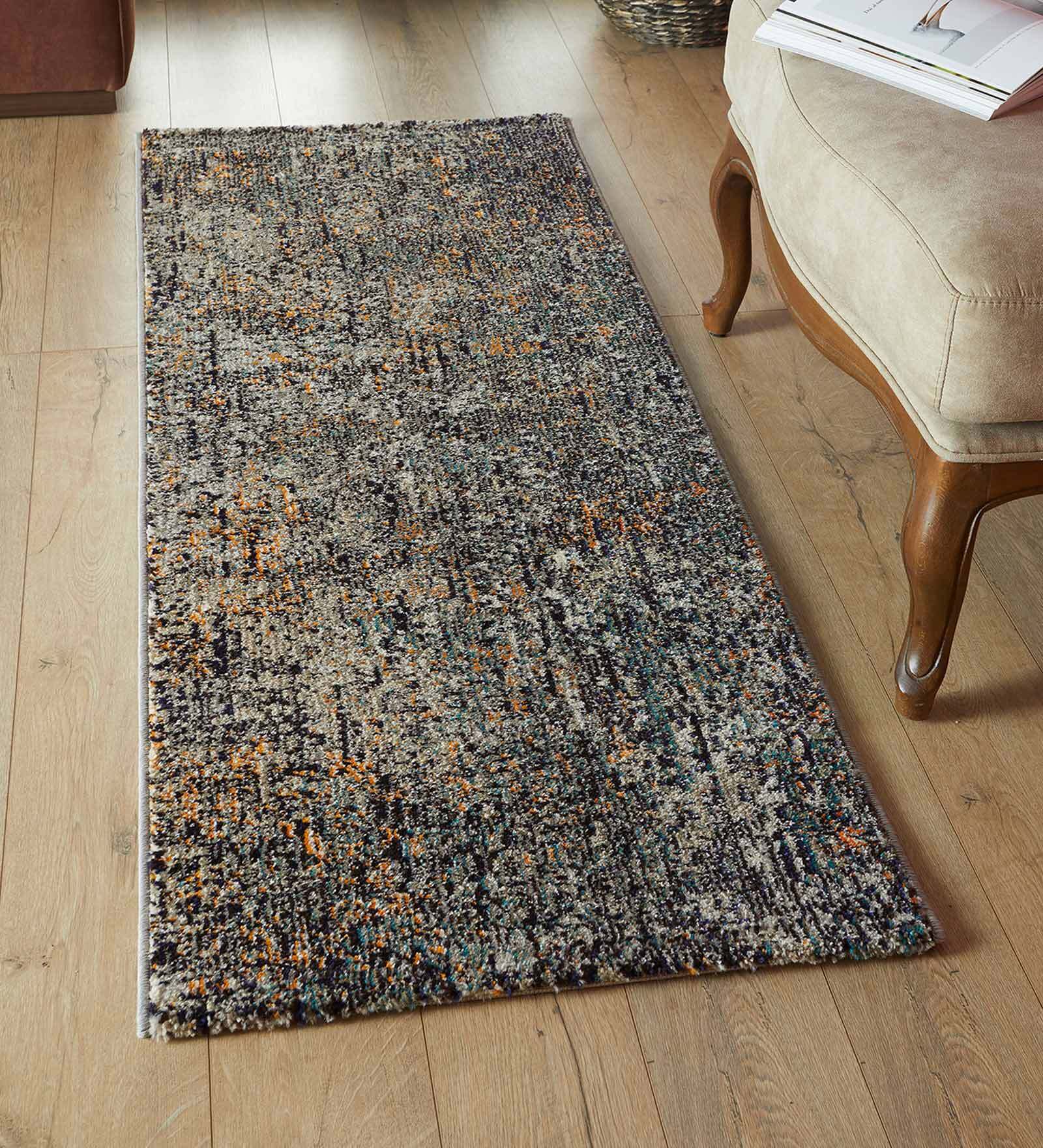 Black Polypropylene 5x2 Feet Machine Made Runner