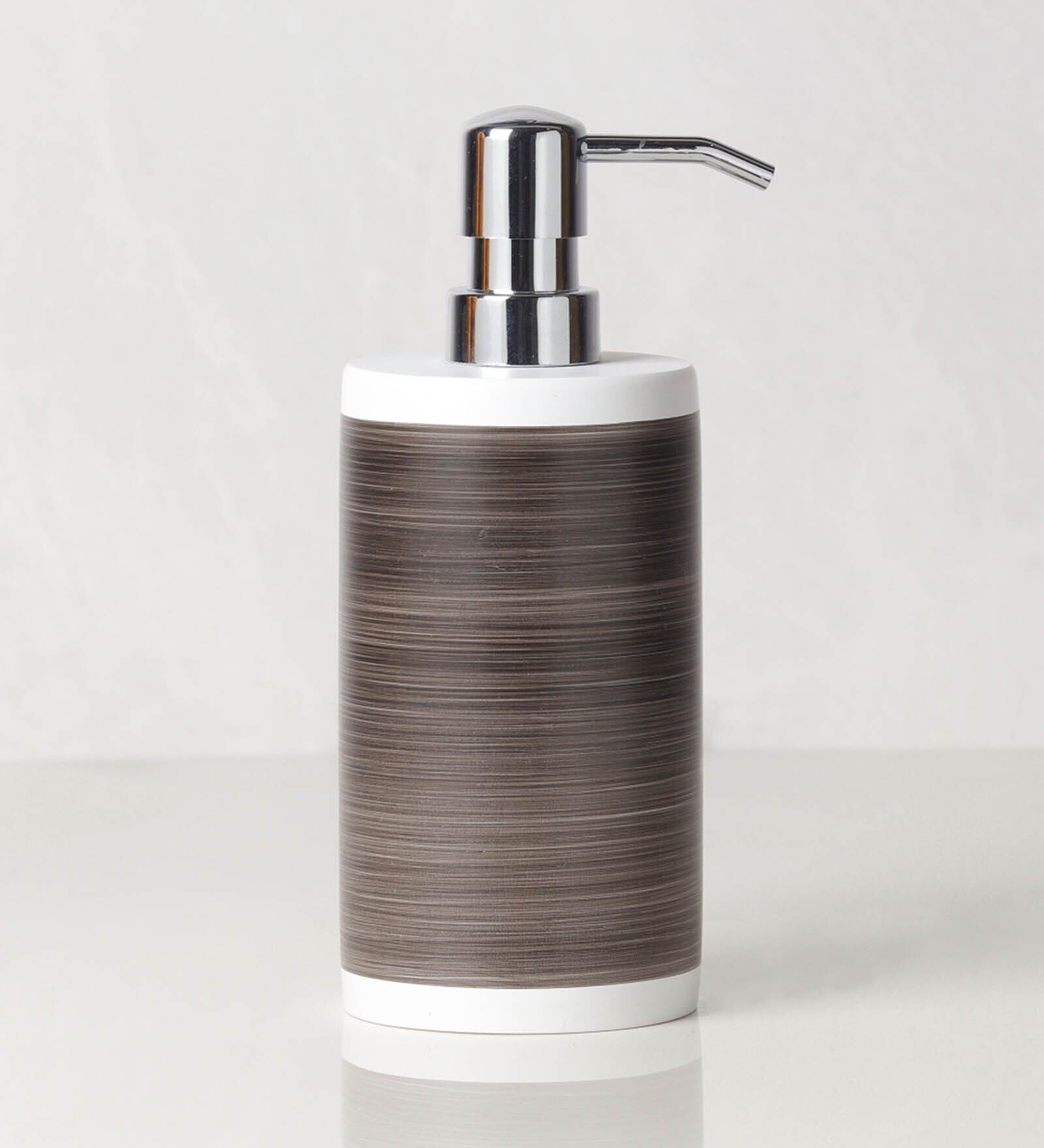 Black Polyresin Soap Dispenser (420 Ml)
