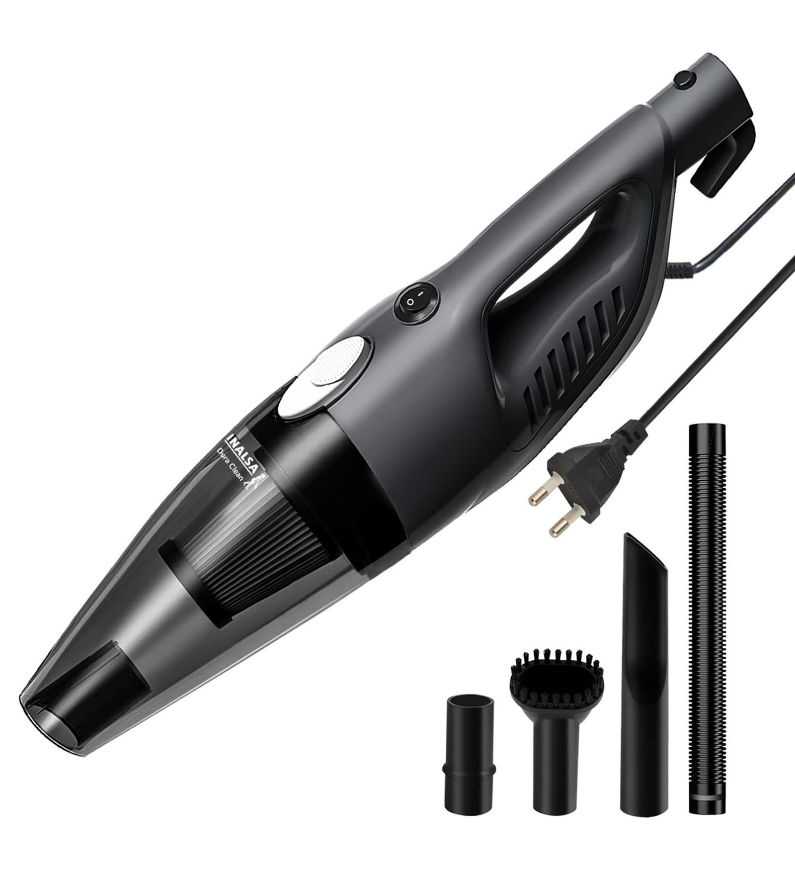 Black Portable Vacuum Cleaner with HEPA Filter