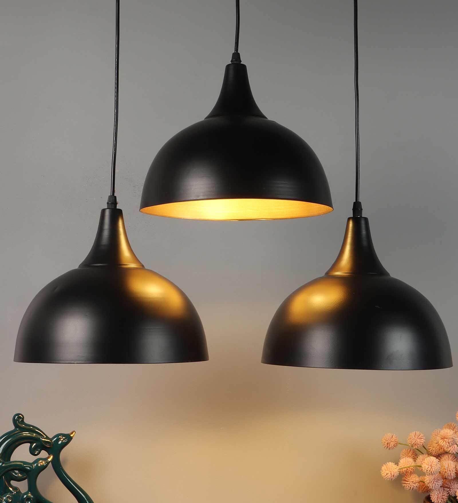 Adaly Black PVC Cluster Hanging Light
