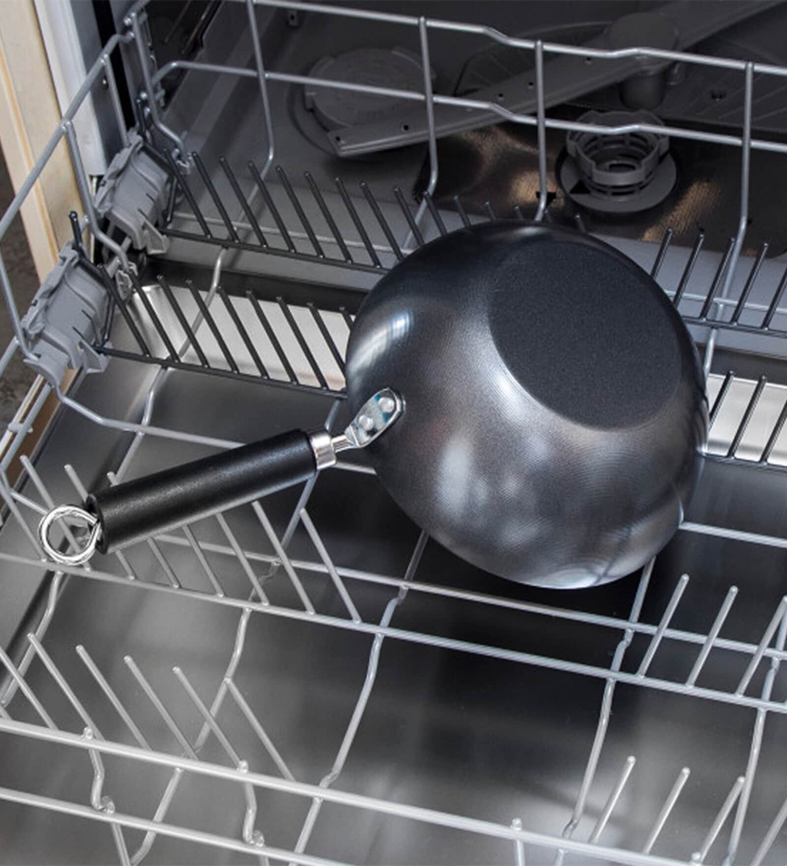 Excellenced Induction Friendly Black Stainless Steel Wok Excellenced Induction Friendly Black Stainless Steel Wok