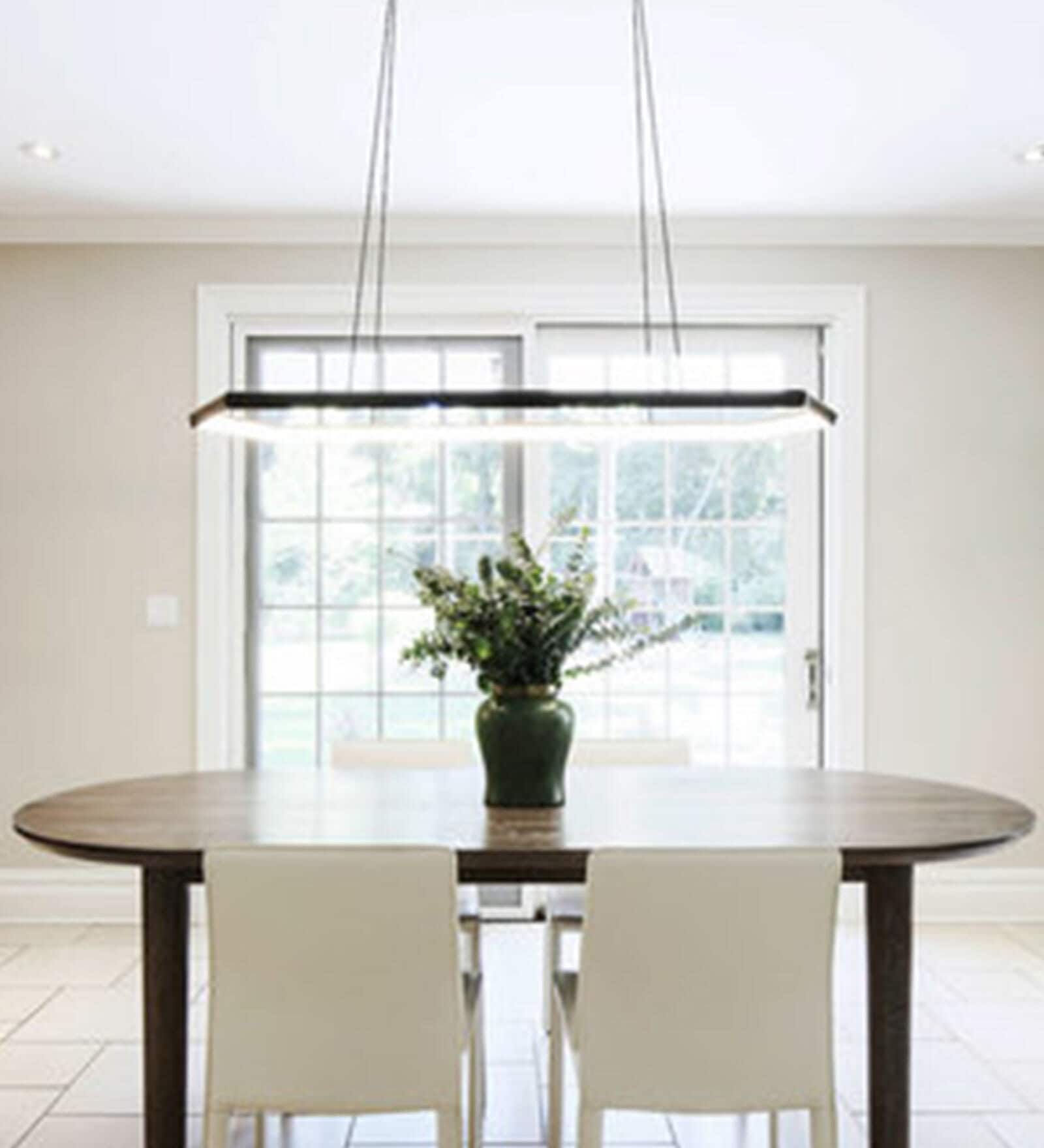 Belfast Black Aluminium & Acyrlic LED Ceiling Lights