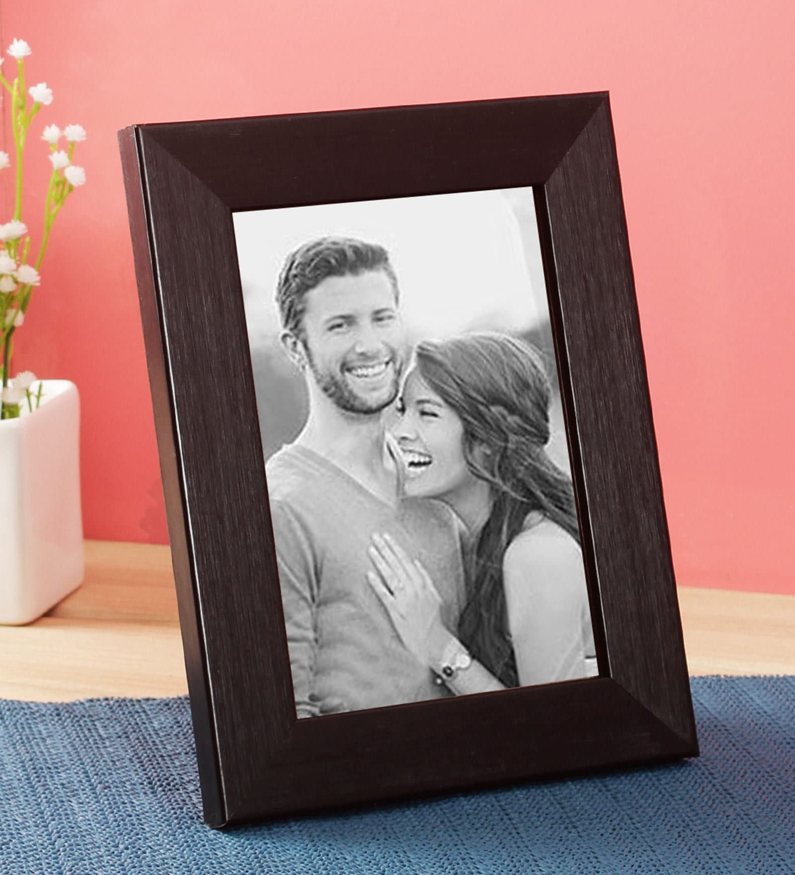 Black Tabletop Wood Photo Frame