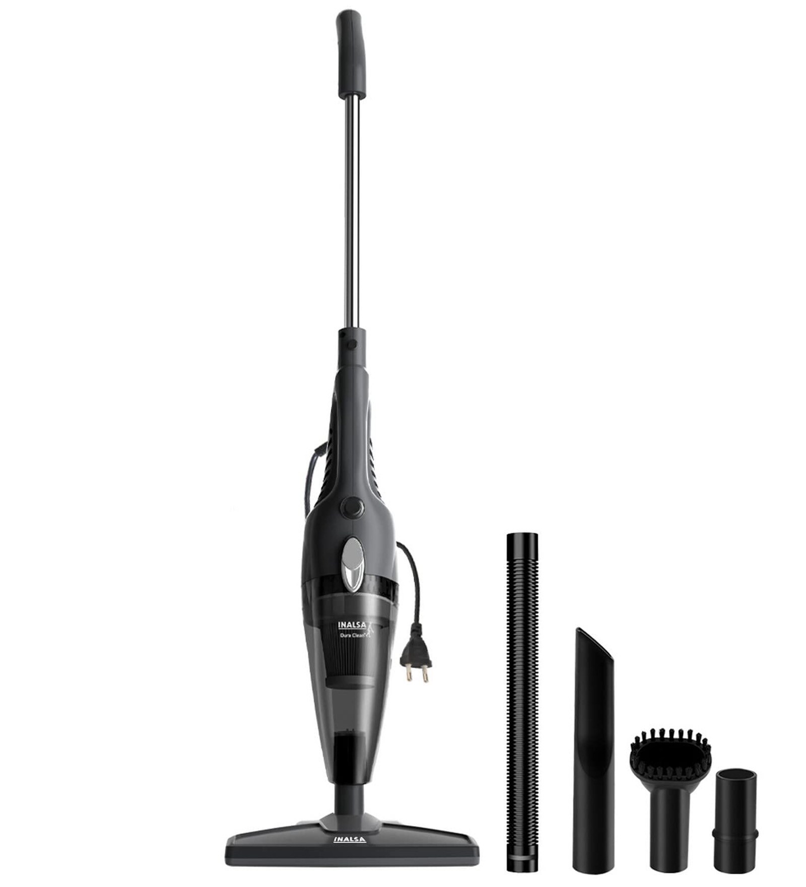 Black Vacuum Cleaner with HEPA Filter & Floor Brush