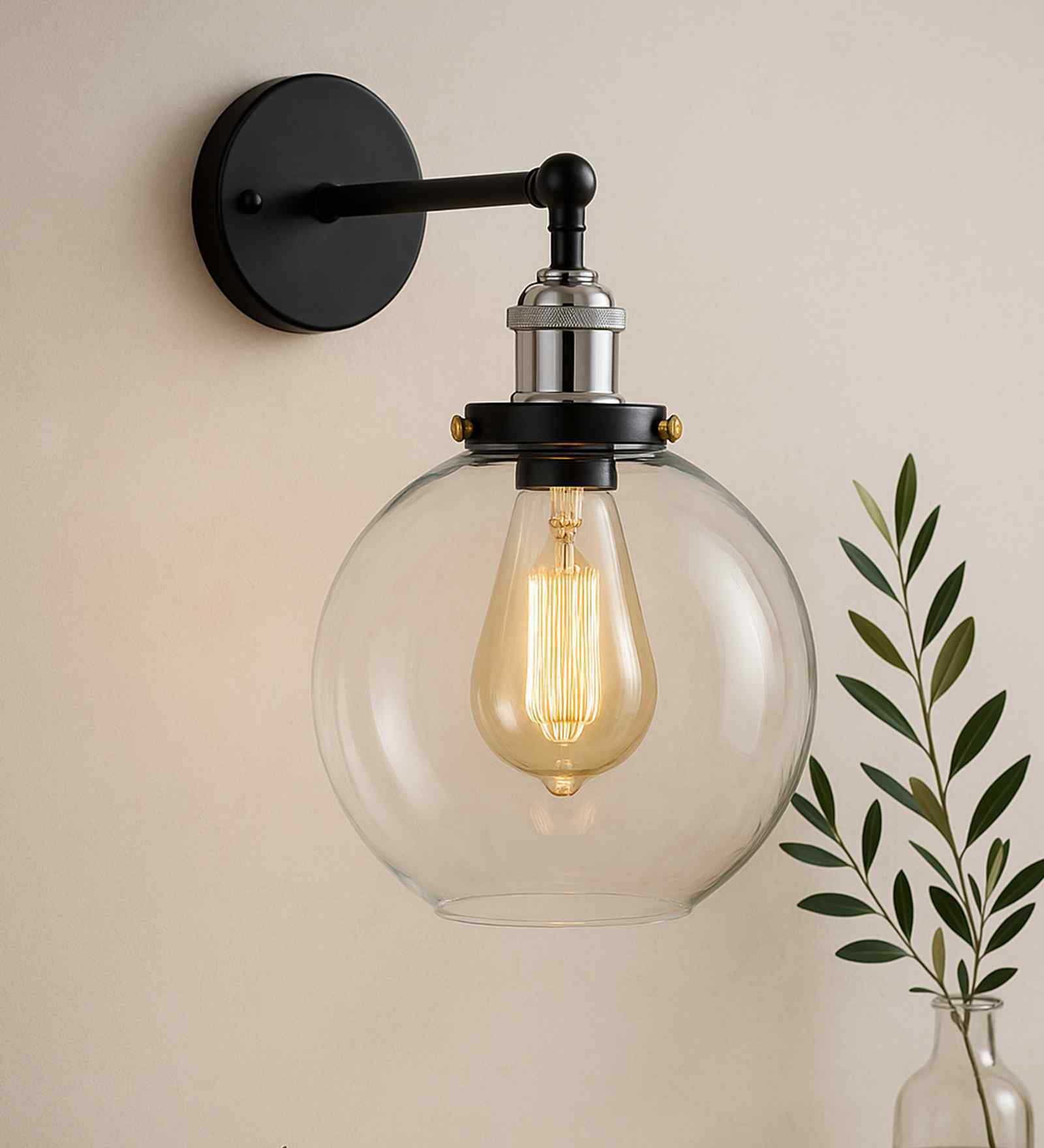 Blaise Black Metal Wall Sconces