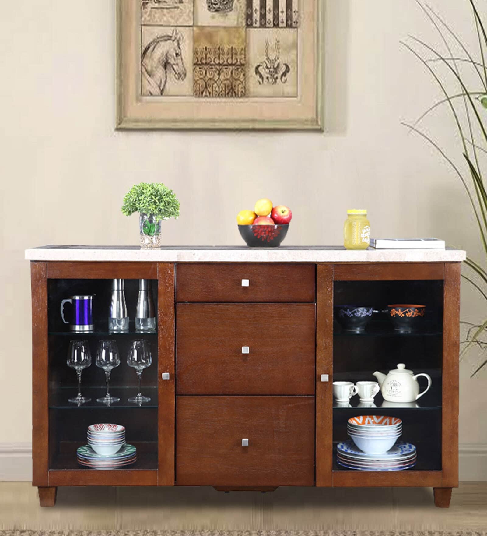 Bliss Sideboard in Beige Colour