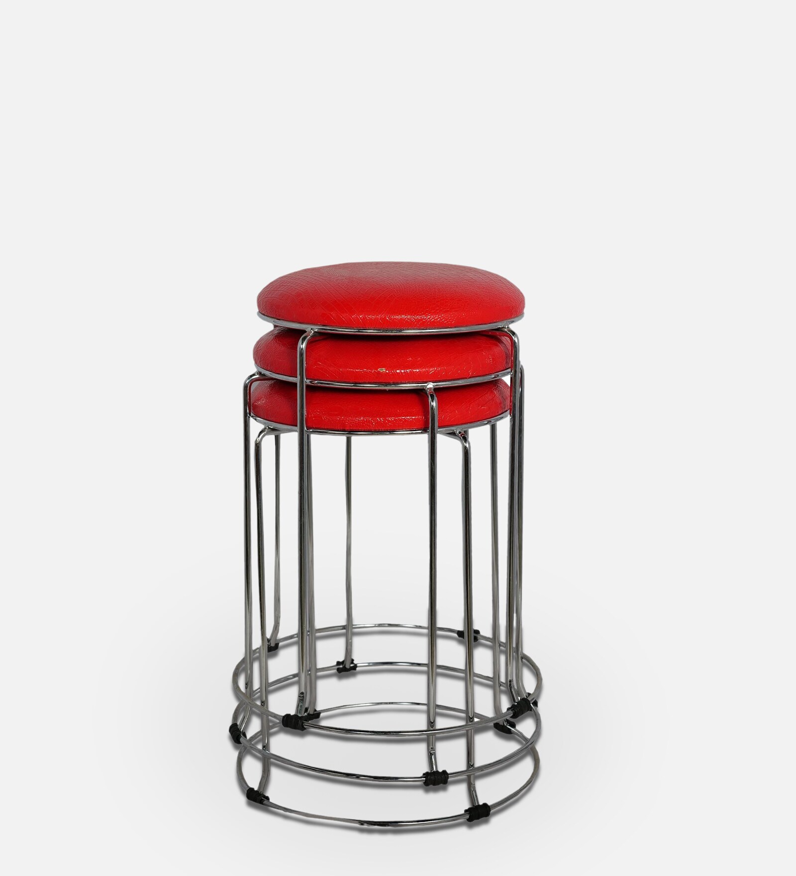 Bliss Stool in Red Colour