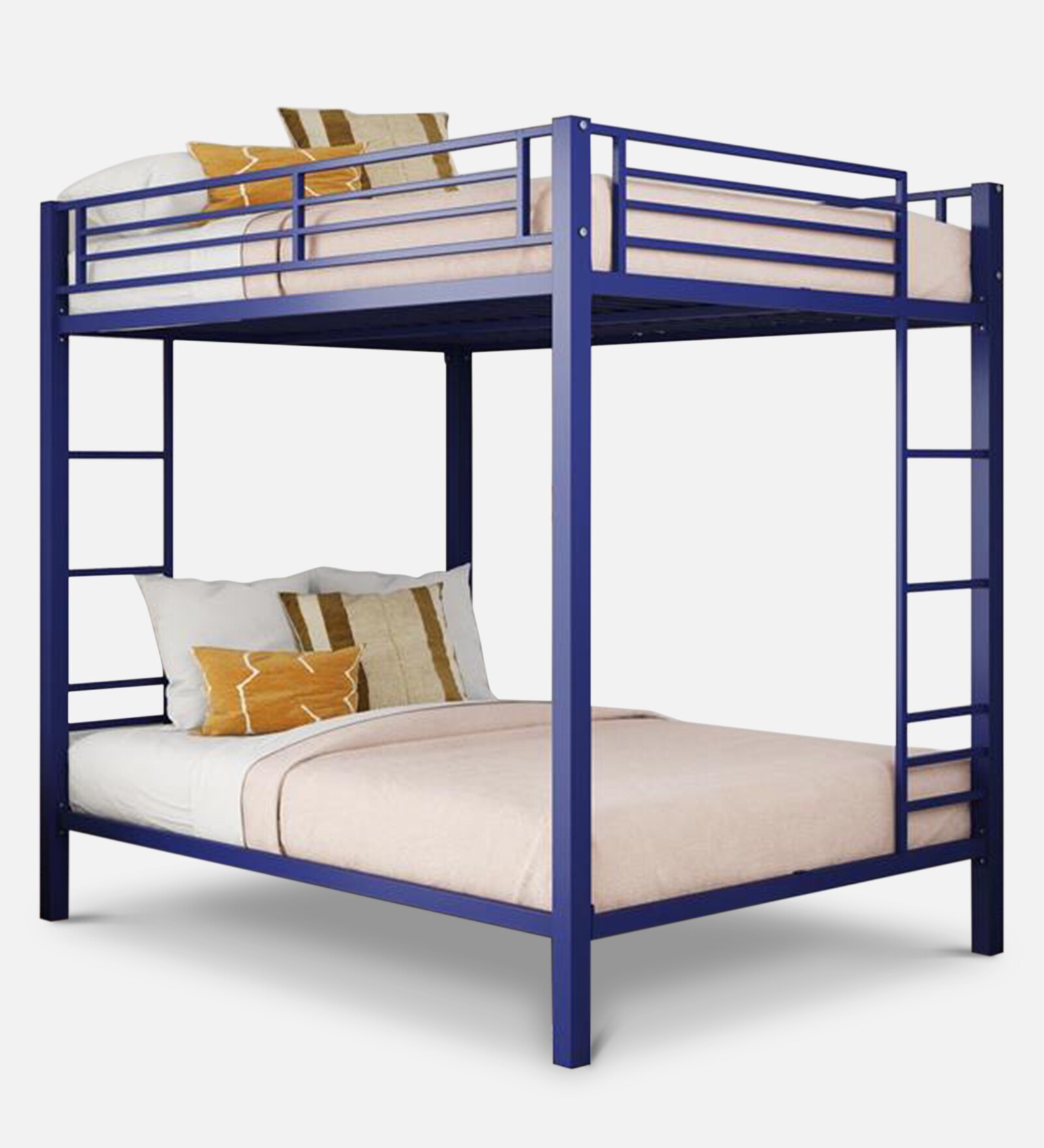 Blone Metal Bunk Bed in Blue Colour