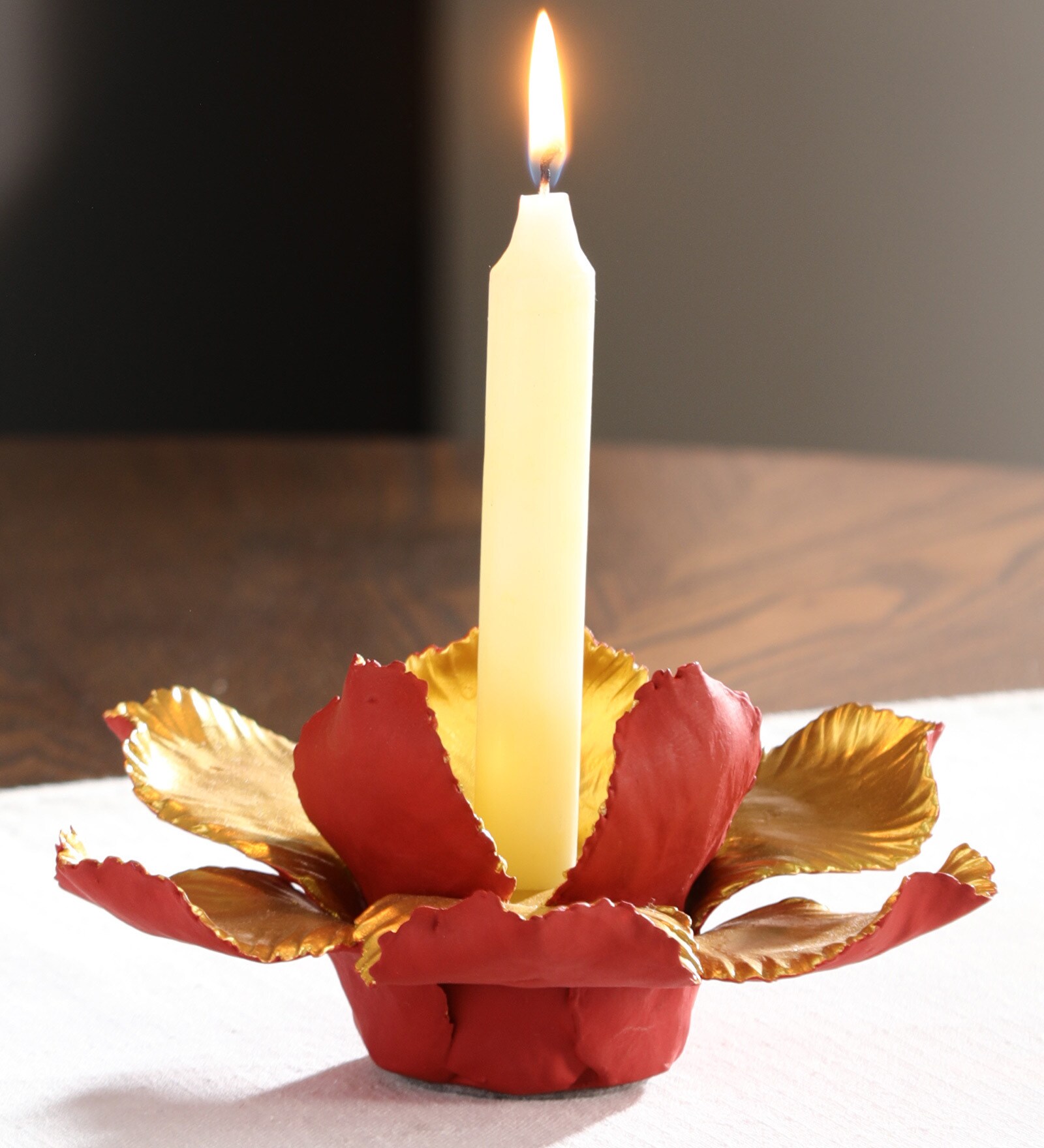Buy Bloom Ceramic Candle Holder by Aesthetics at 39 OFF by Aesthetics