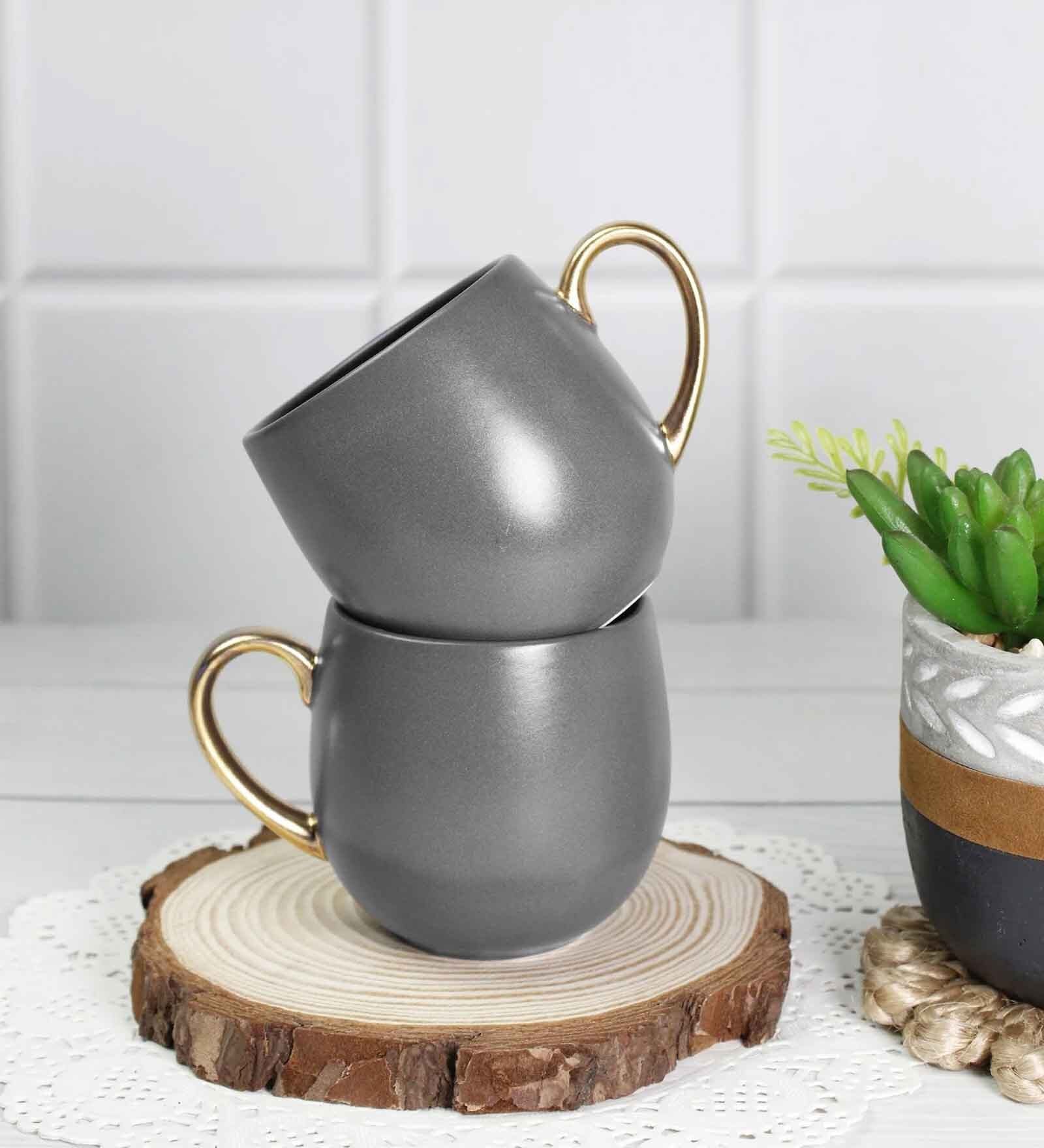 Bloom Mug 180ml Set of 2 Pebble grey