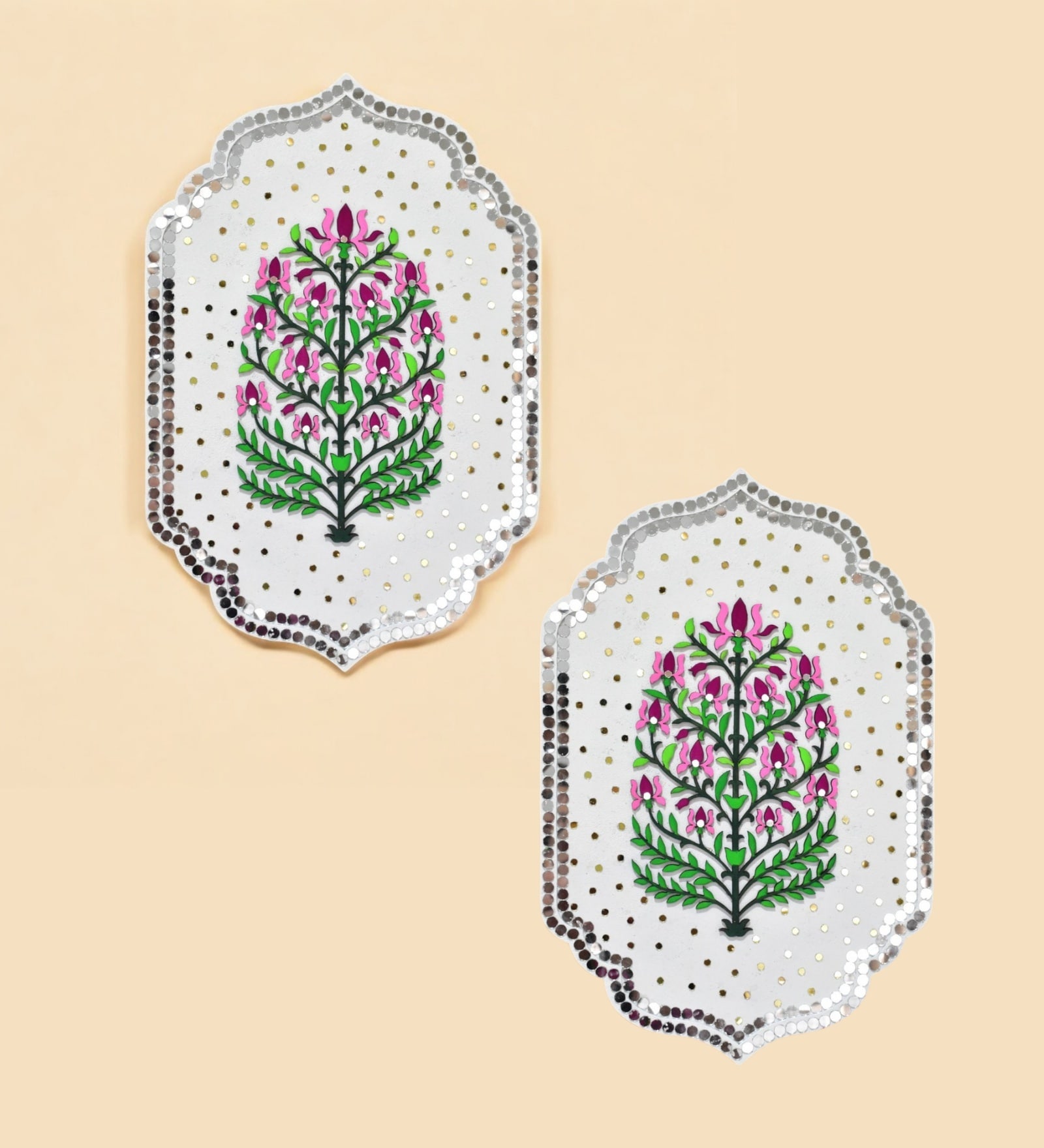 Bloom Wall Art Set of 2 White