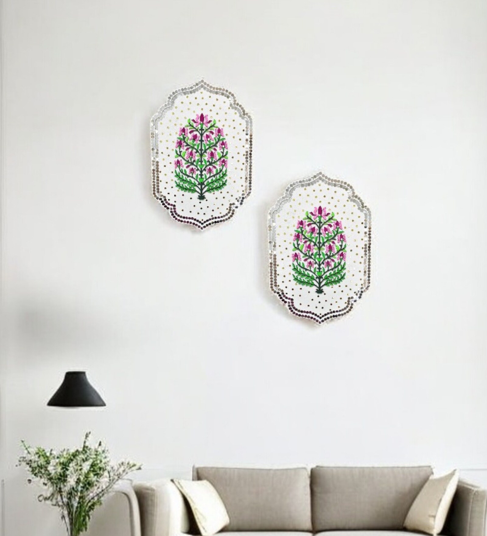 White Bloom Wall Art