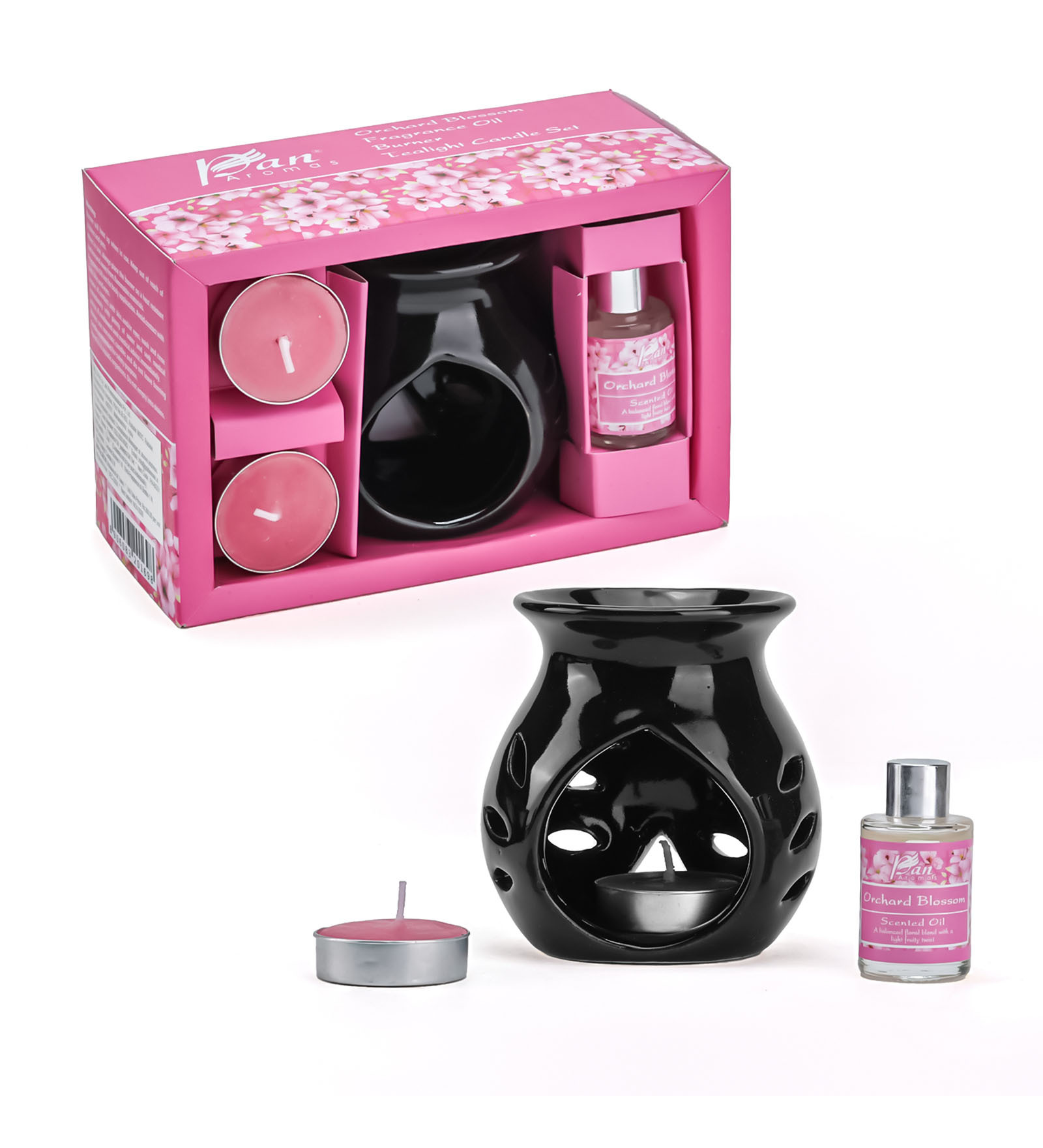 Blossom Ceramic Burner Gift Set (Pink)
