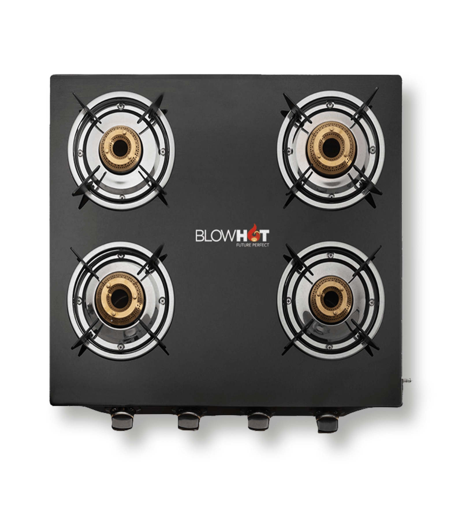 Buy BlowHot Ruby 4 Burners Gas Stove Manual Ignition Brass Burners