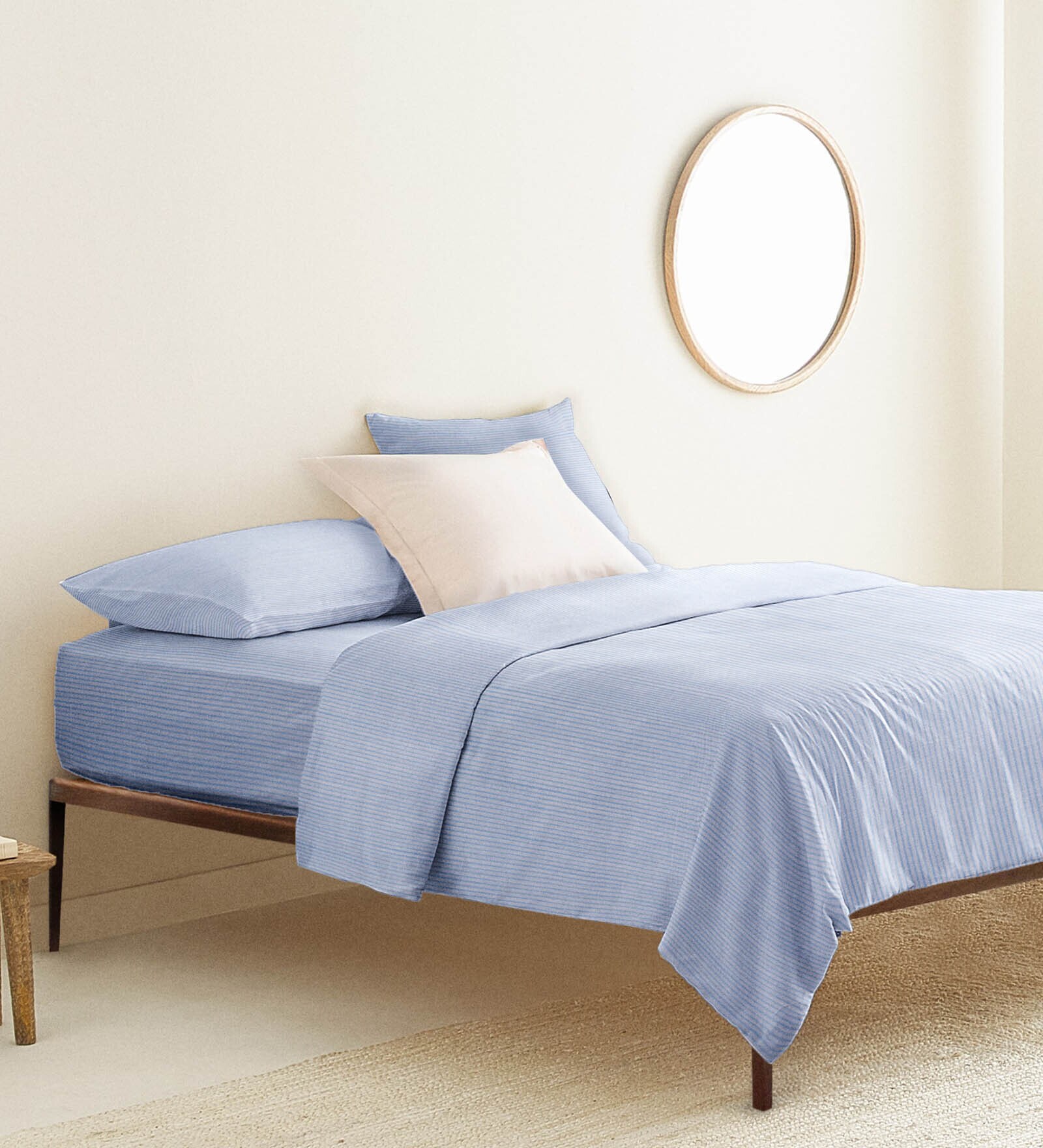 Buy Blue Stripe Cotton Single Bed Duvet Cover at 100 OFF by The Baby