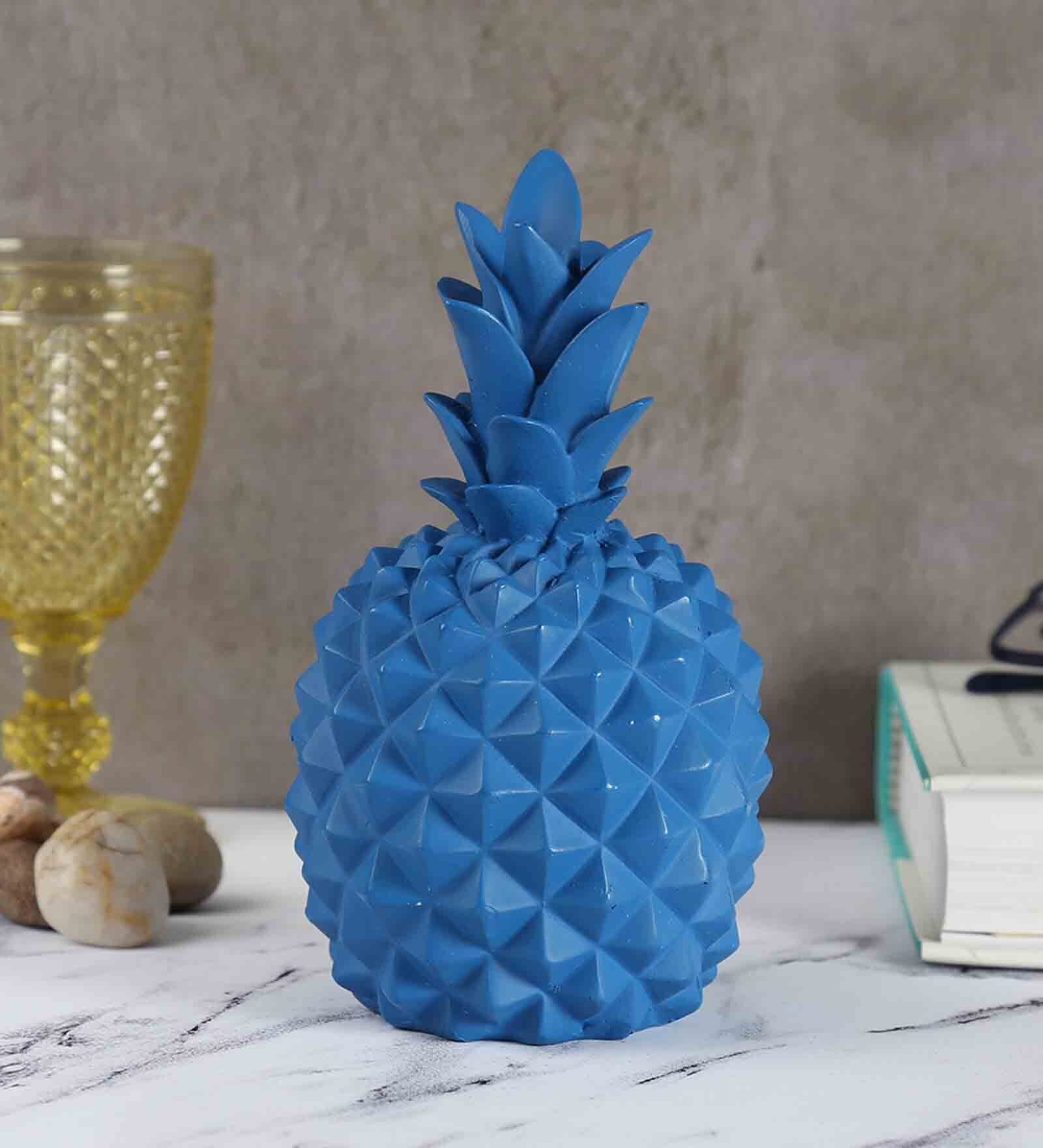 Buy Blue Polyresin Pineapple Decor Accent India Circus at 5% OFF by India Circus by Krsnaa Mehta ...