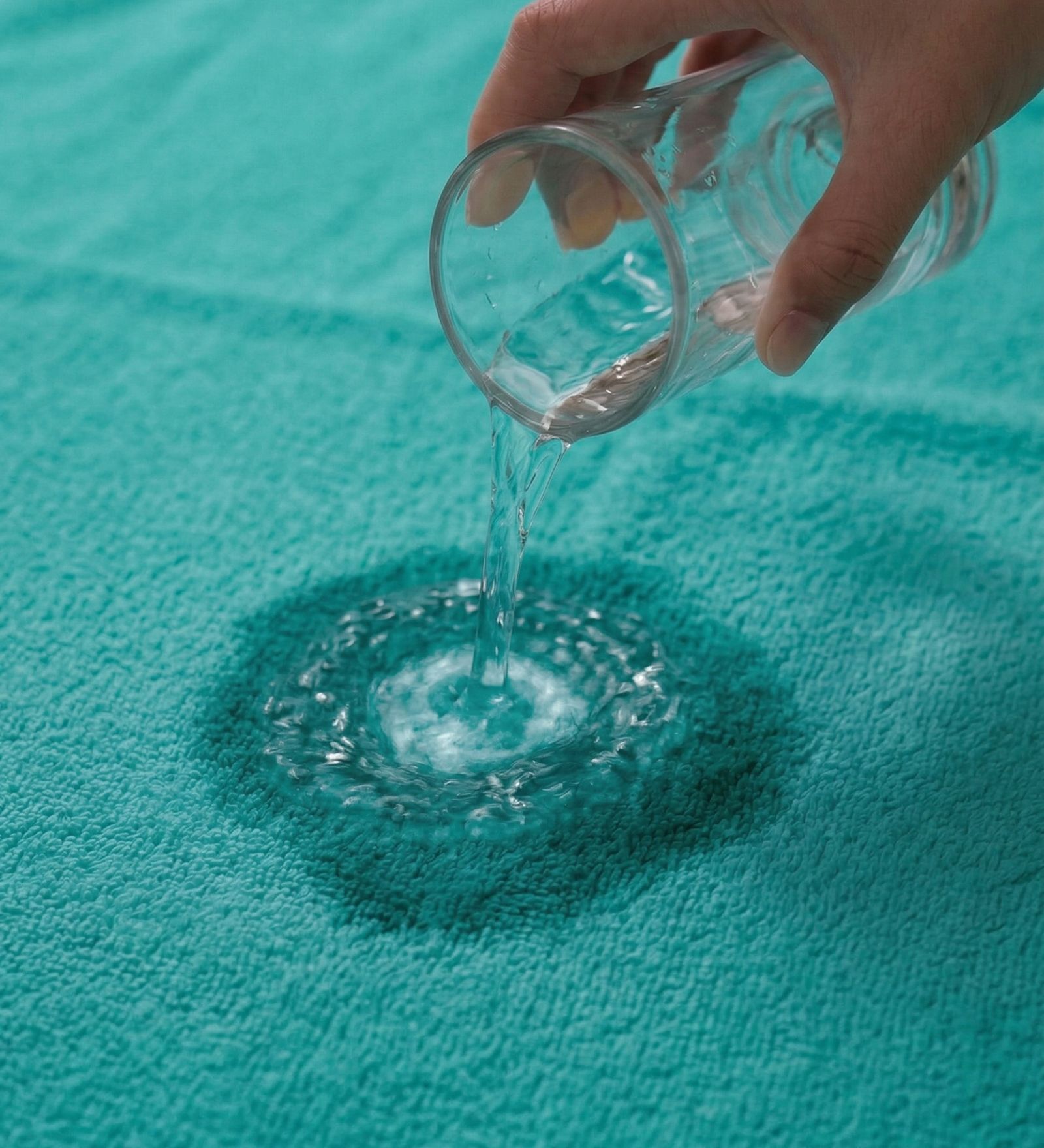 Blue 100% Cotton 380 Gsm Bath Towel