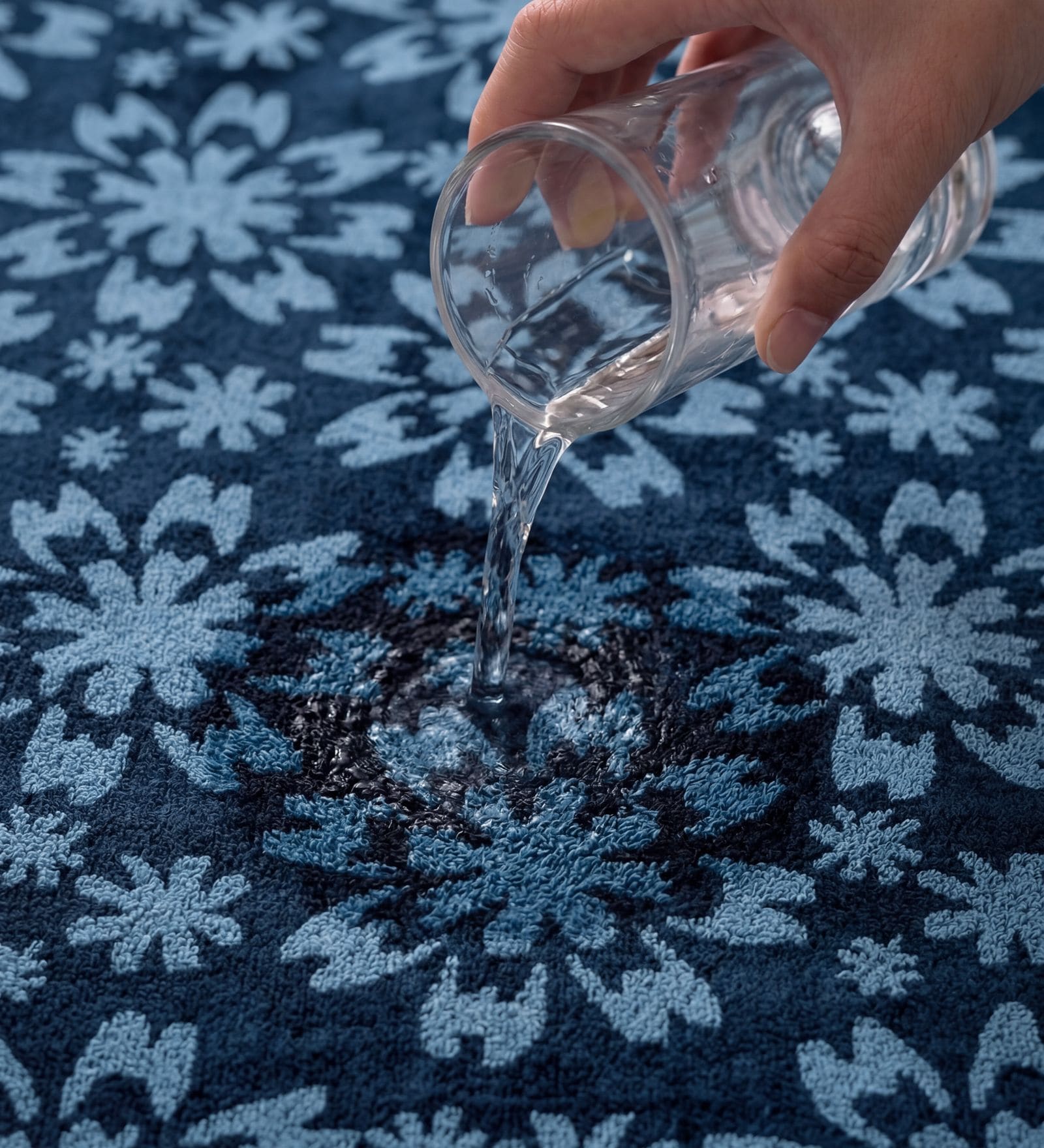 Blue 100% Cotton 630 Gsm Bath Towel